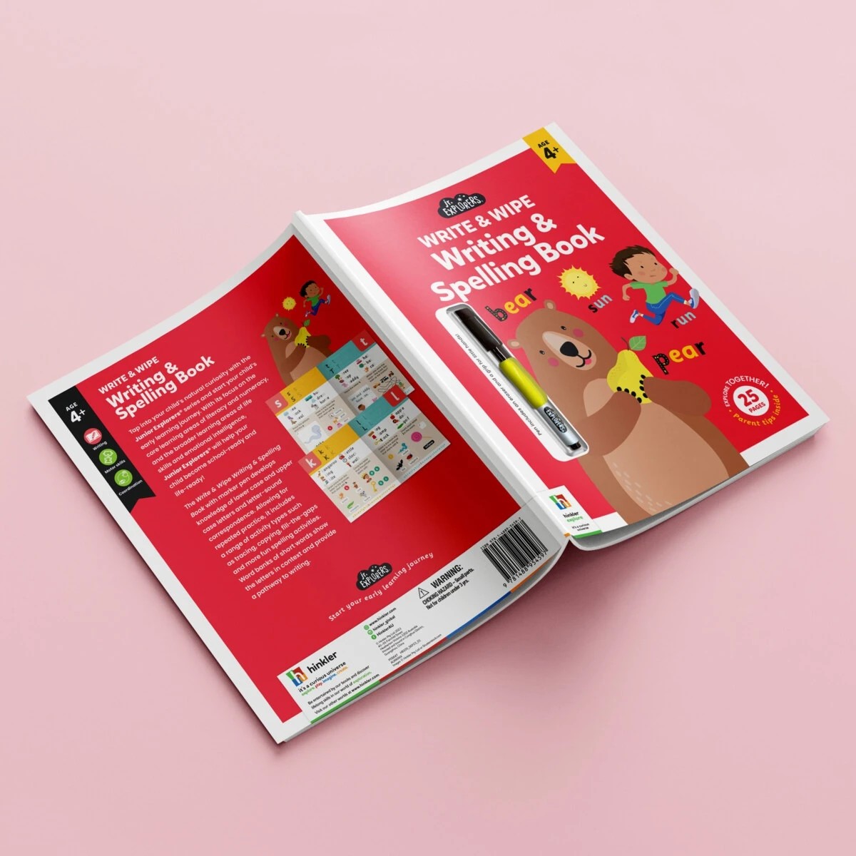 5 Junior Explorers: Write and Wipe Writing and Spelling Book, 5 of 6