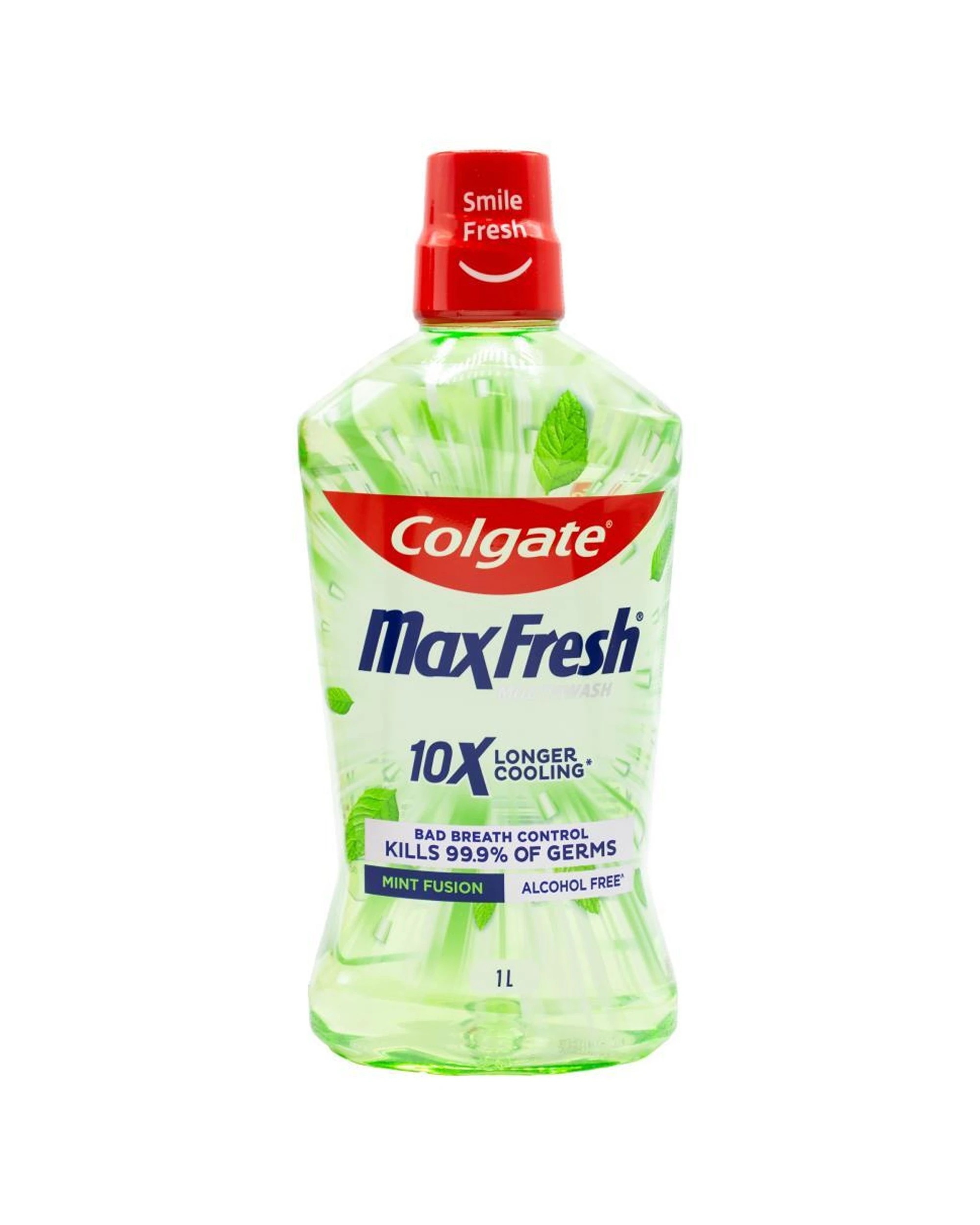 2 Colgate 6PK Mouthwash Max Fresh 10x Longer Cooling Alcohol Free 1L - Multi, 2 of 3