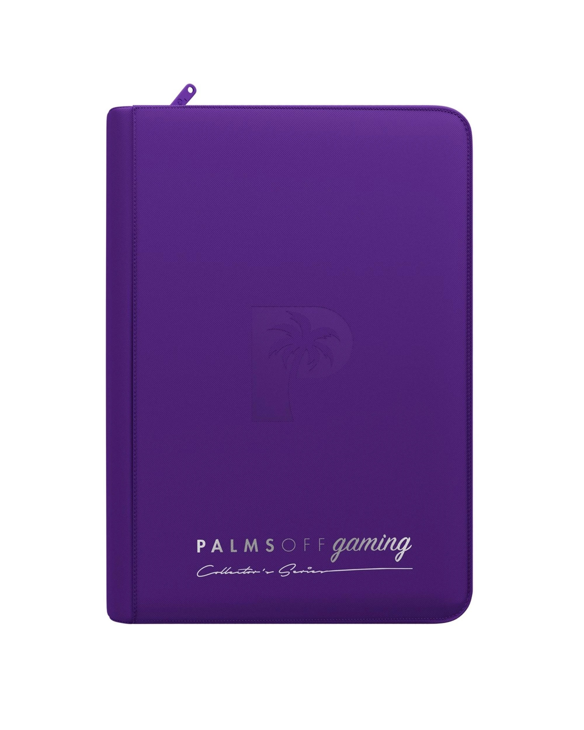 7 Palms Off Gaming Collector's Series 4 Pocket Zip Binder - Purple, 7 of 8