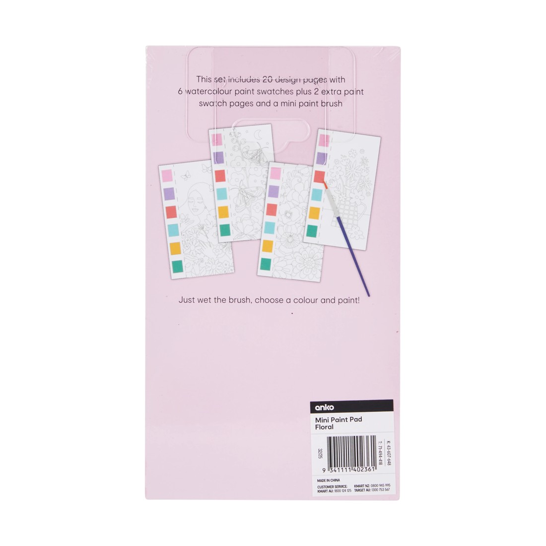 5 Mini Paint Pad - Birds, 5 of 5