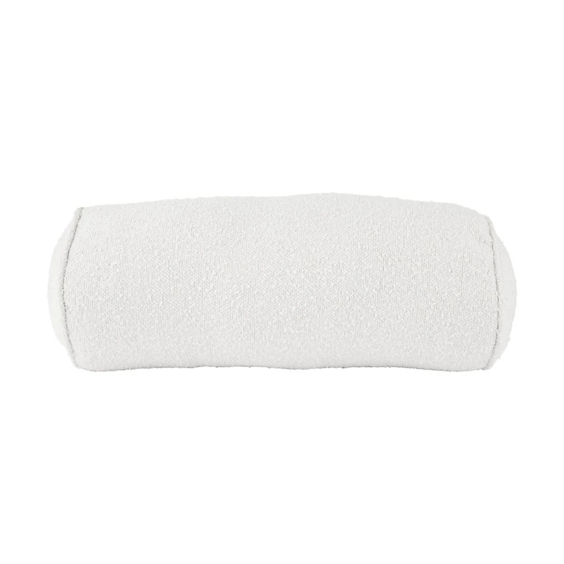 1 Bolster Boucle Cushion - White, 1 of 4