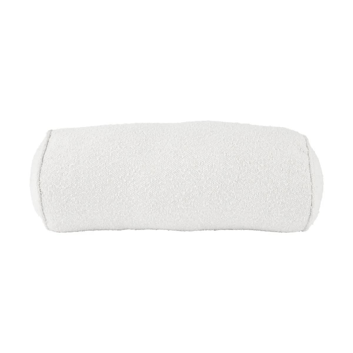 1 Bolster Boucle Cushion - White, 1 of 4