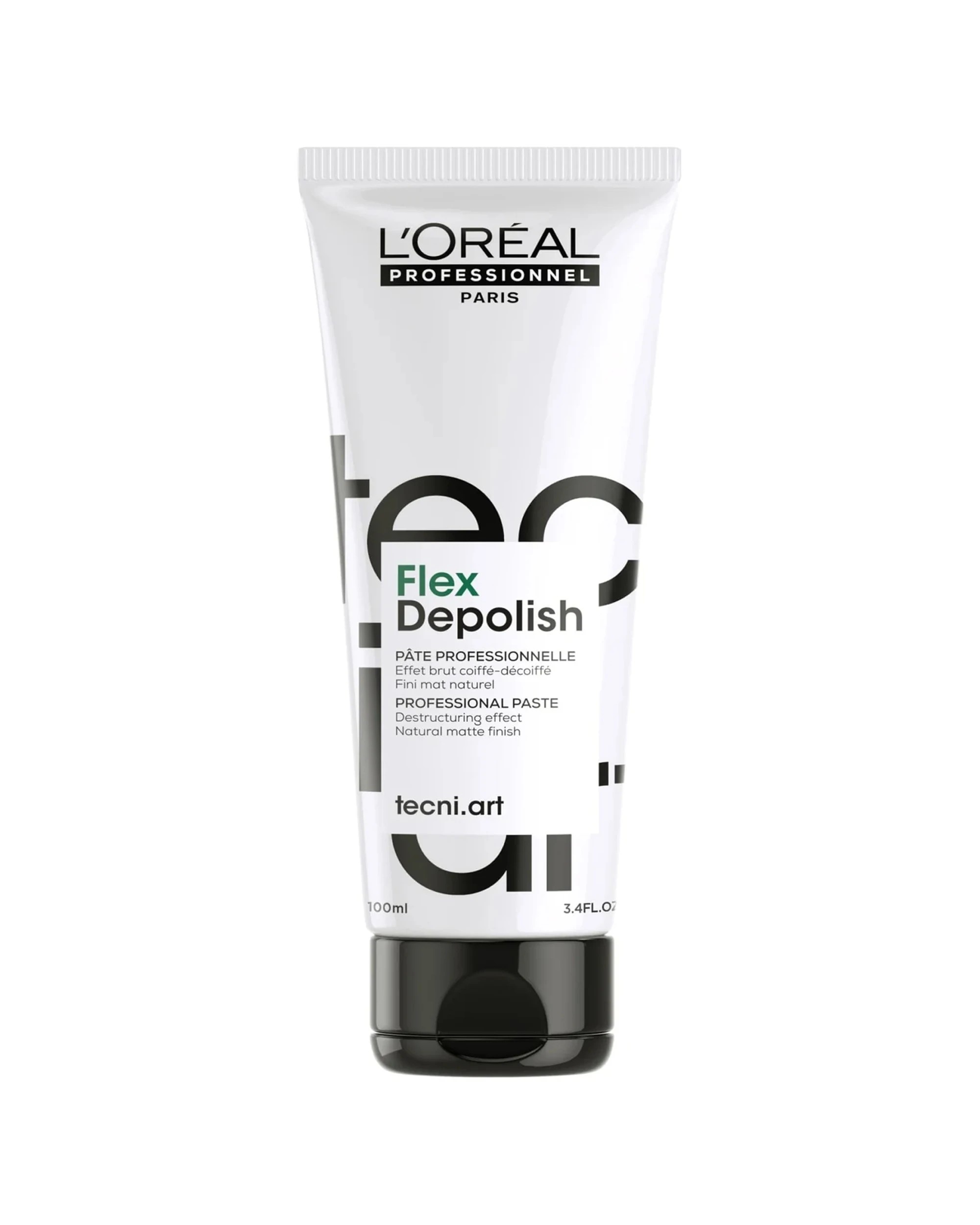 1 L'Oréal Professionnel Tecni.ART Flex Depolish Styling Paste 100ml - Silver, 1 of 2