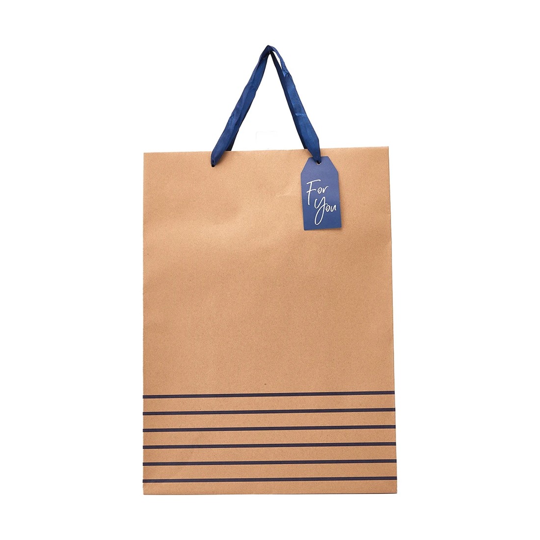 2 Navy Stripe Gift Bag - Extra Large, 2 of 7