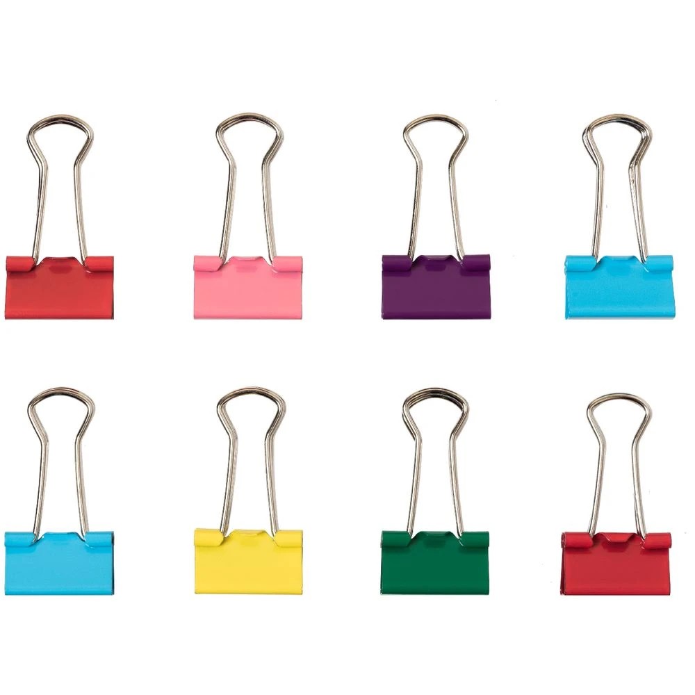 5 J.Burrows 19mm Foldback Clips Assorted 96 Pack, 5 of 5