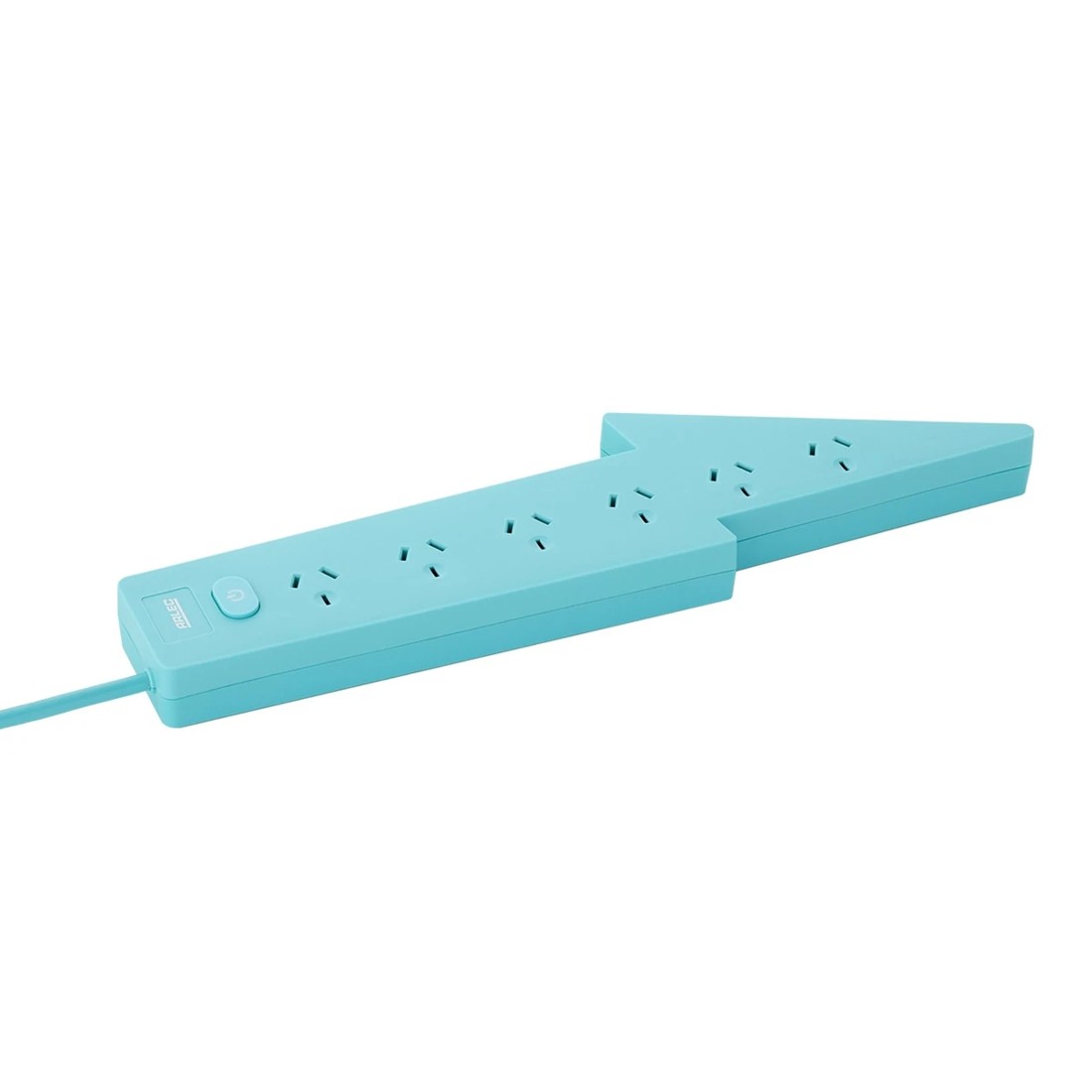 3 Arlec 6 Outlet  LightningMaster On/Off Switch Powerboard - Teal, 3 of 6