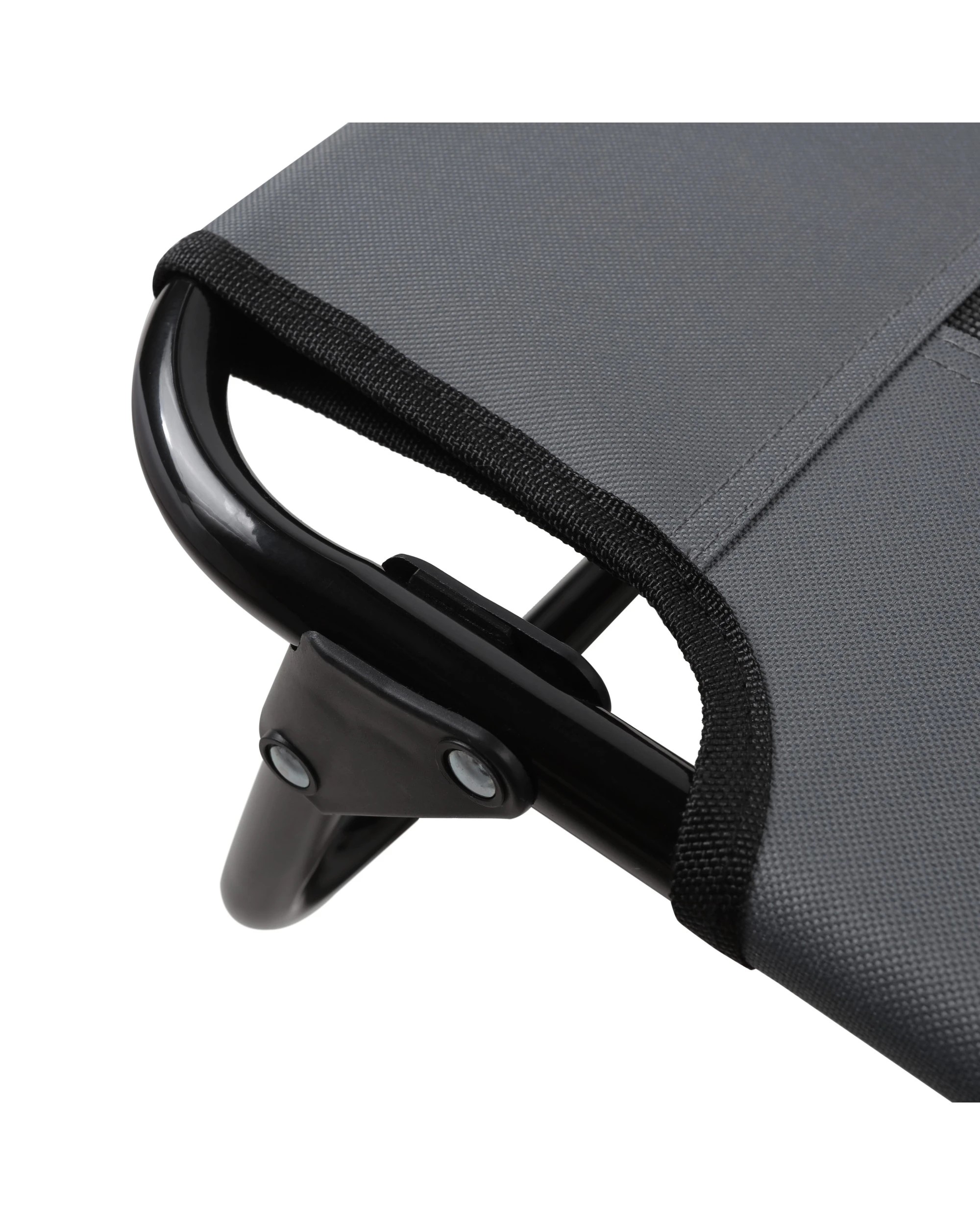 8 Charlie's Adventure Foldable Travel Trampoline Dog Bed 120x80x22cm - Grey, 8 of 10