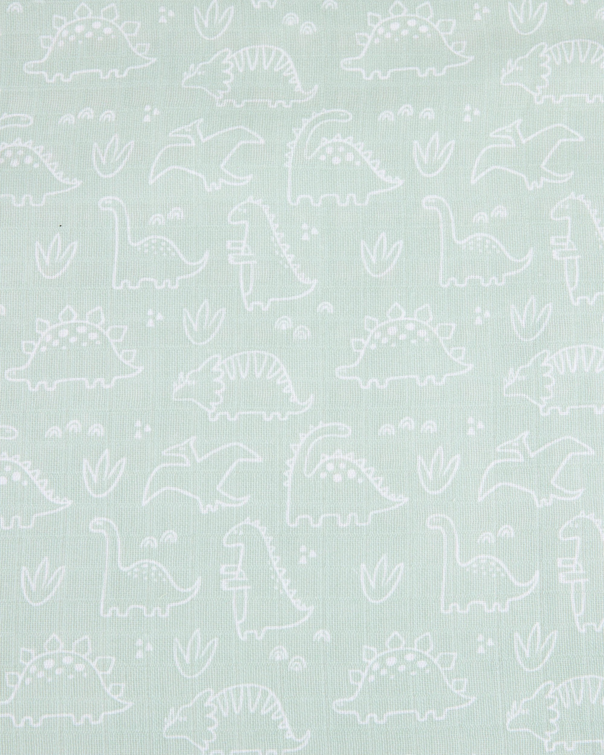 4 3 Pack Organic Cotton Muslin Wraps - Dino, 4 of 7