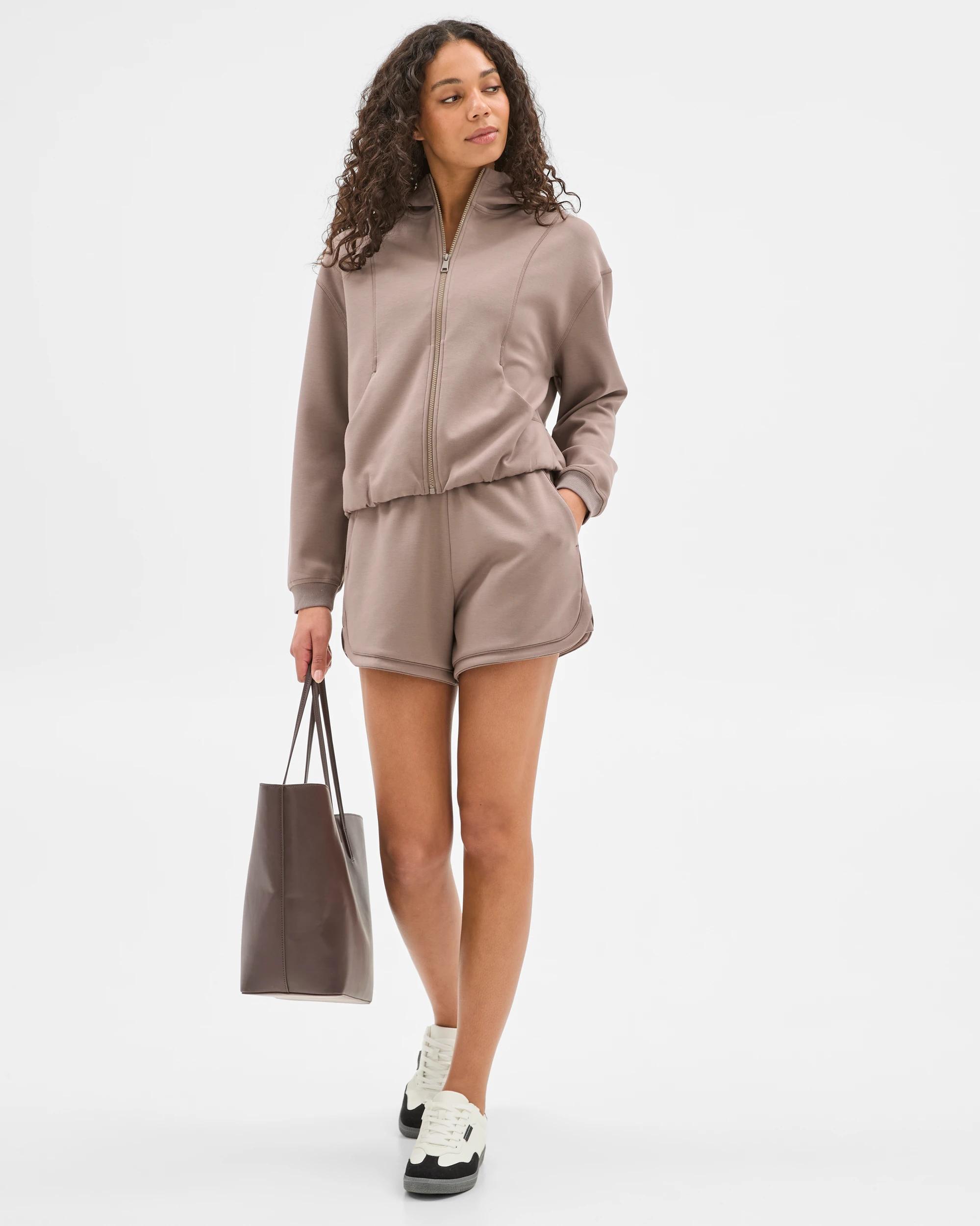 1 Target Active Movement Lounge Zip Through Jacket MUSHROOM, 1 of 5