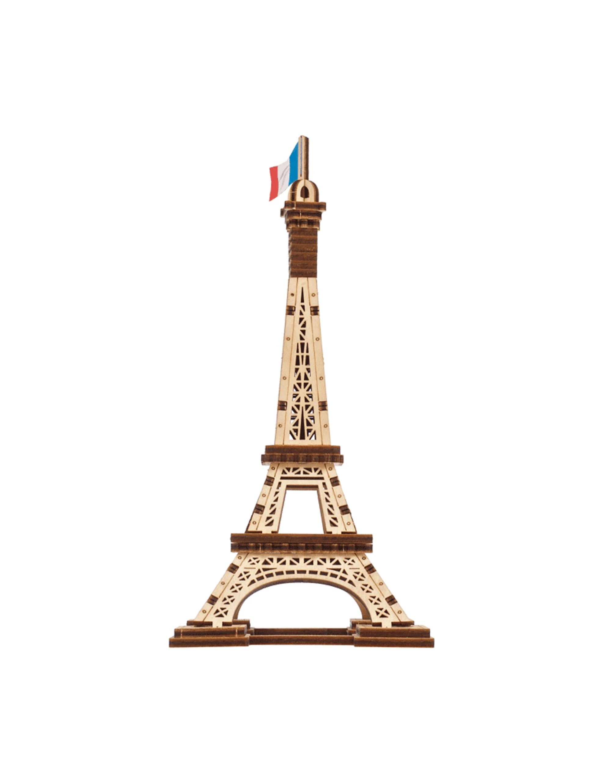 4 UGears Eiffel Tower Paris Model Kit, 4 of 6