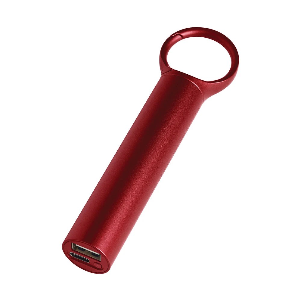 1 Lexon Nomaday 3000 Mah Power Bank With Clip - Red - Red, 1 of 5