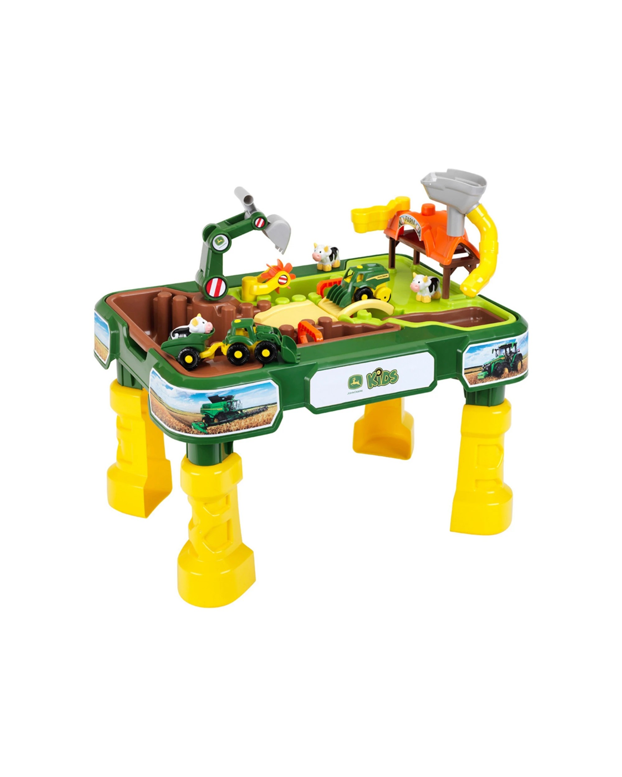 2 John Deere 2-in-1 Farm Sand Water Play Table Kids Toy 18 Months Plus - Durable Plastic - Green, 2 of 2