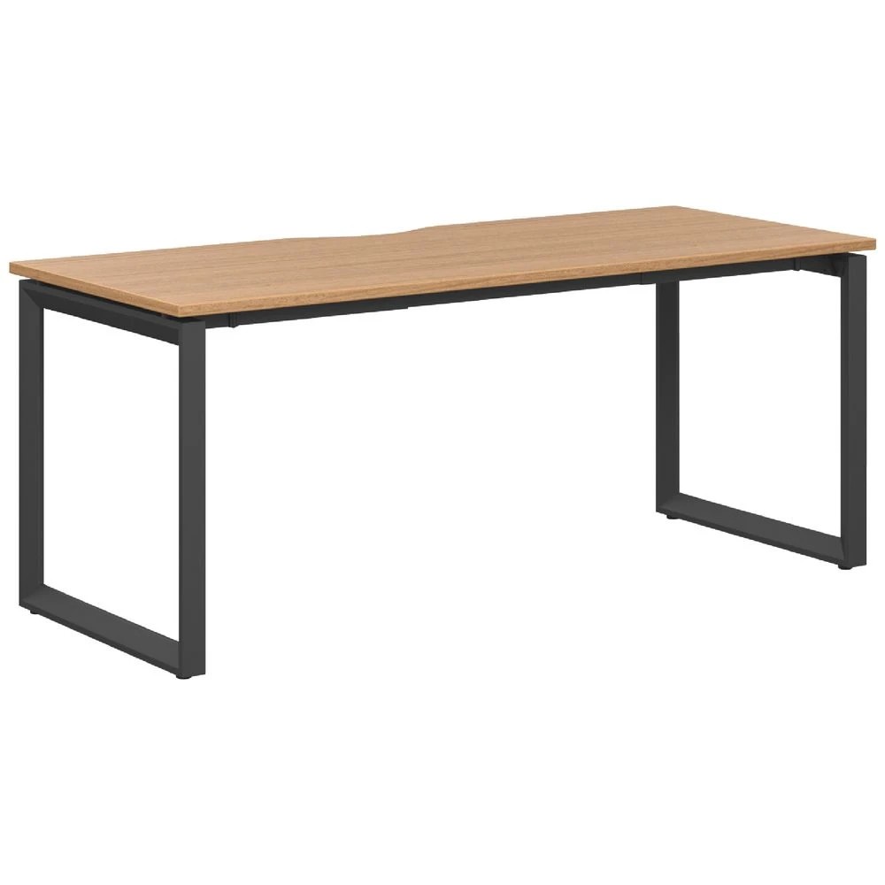 1 Stilford S2 Pro Version 1 Desk 1800 x 750mm Oak/Black Desks, Tables and Workstations, 1 of 4