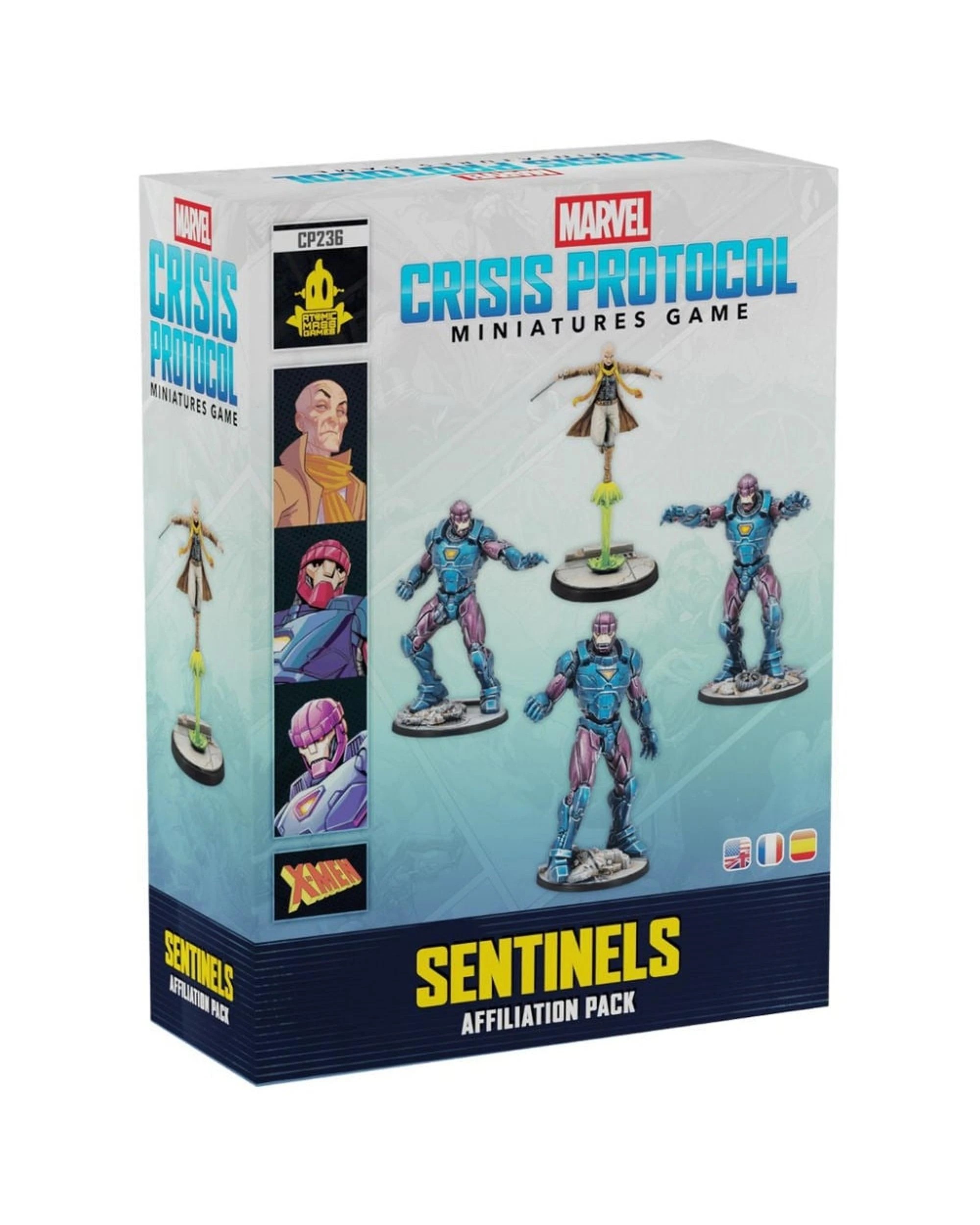 1 Marvel: Crisis Protocol Sentinels Affiliation Pack Miniatures Board Game, 1 of 3