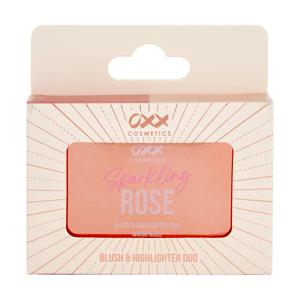 OXX Cosmetics Sparkling Rose Blush and Highlighter Duo - Warm Nude