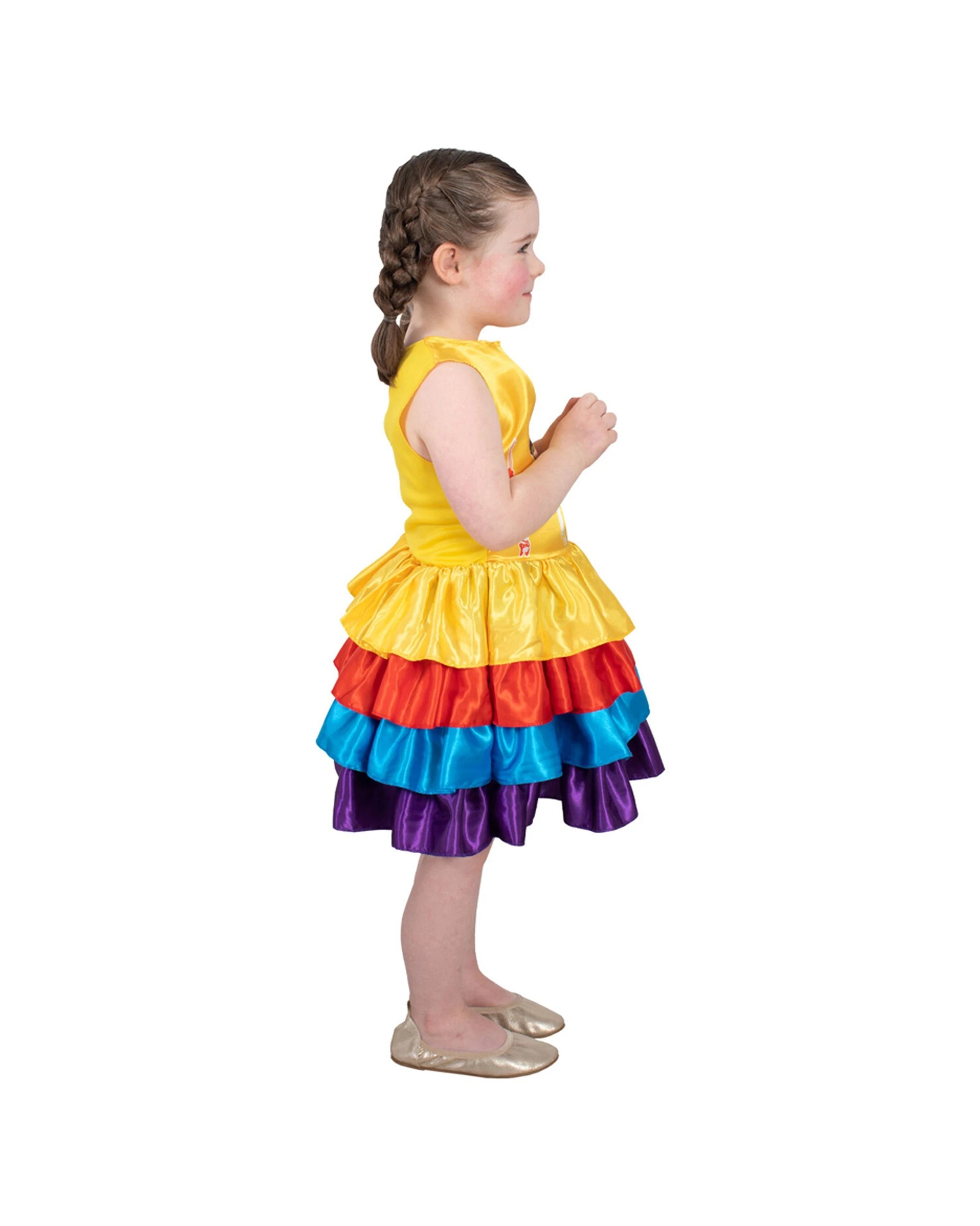 3 The Wiggles -coloured Ballerina Costume Dress 3-5 Years Kids Dress Up
 - Multi, 3 of 4