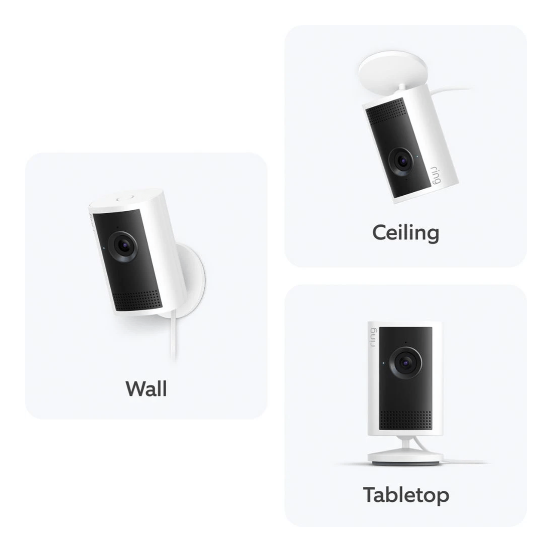 5 Ring Indoor Security Camera Plus Plugin Black, 5 of 8