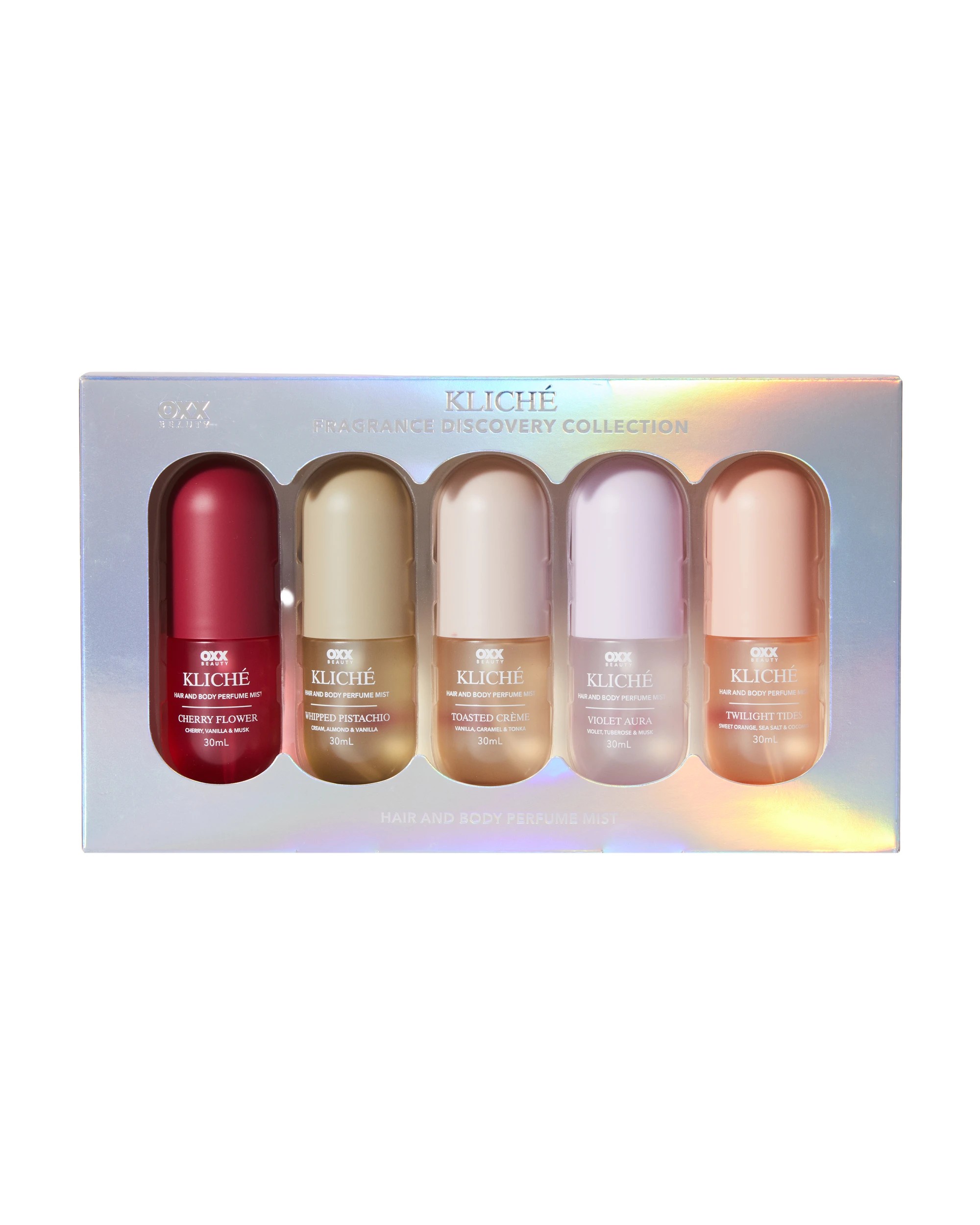 1 OXX Beauty Kliche Fragrance Hair and Body Perfume Mist Discovery Set, 1 of 8