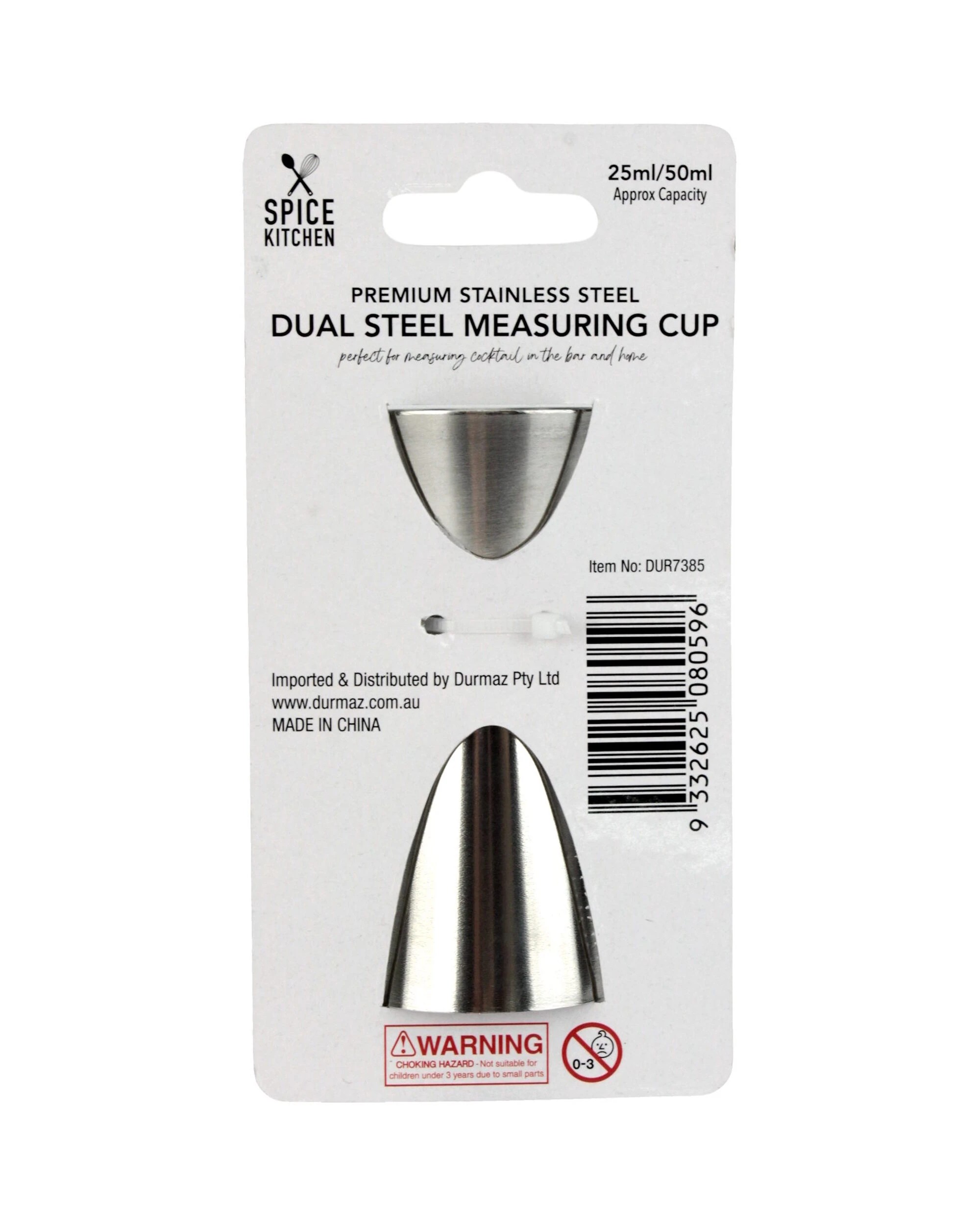 4 Spice Kitchen Stainless Steel Dual Measuring Cup - Silver, 4 of 4