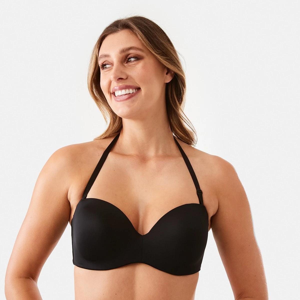 9 Hidden Underwire Strapless Bra BLACK, 9 of 10