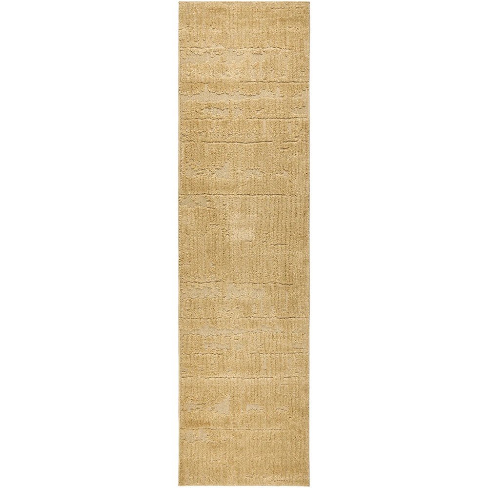 2 Common Ground Rugs Sanctuary Aliya 400x80cm - Large Runner Power Loomed Rug - Gold, 2 of 7