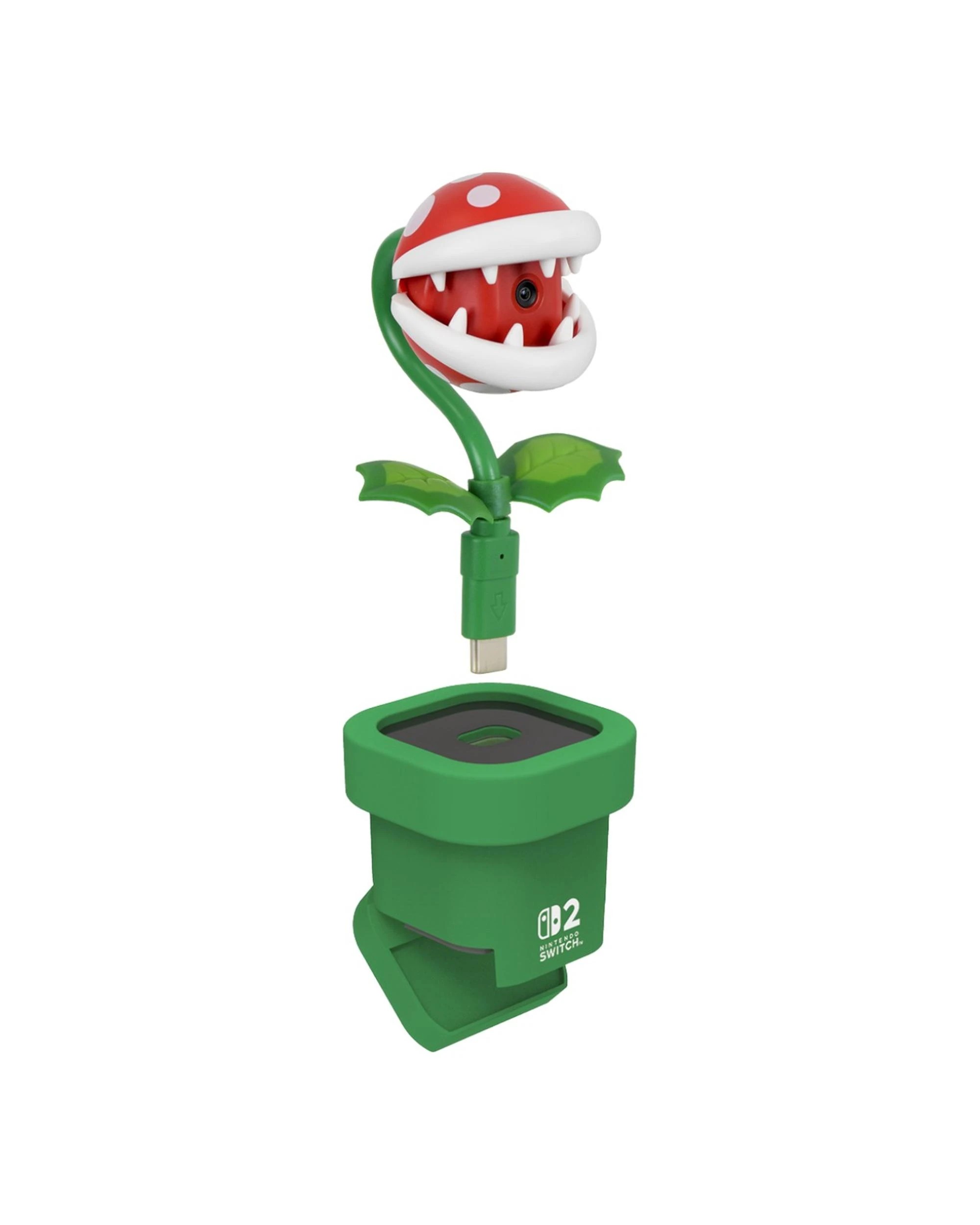 3 HORI Piranha Plant Camera for Nintendo Switch 2 - Green, 3 of 7