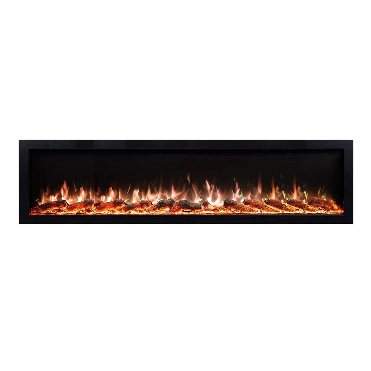 2 Moda Living Capriccio 72 inch Electric Fireplace - Black, 2 of 7