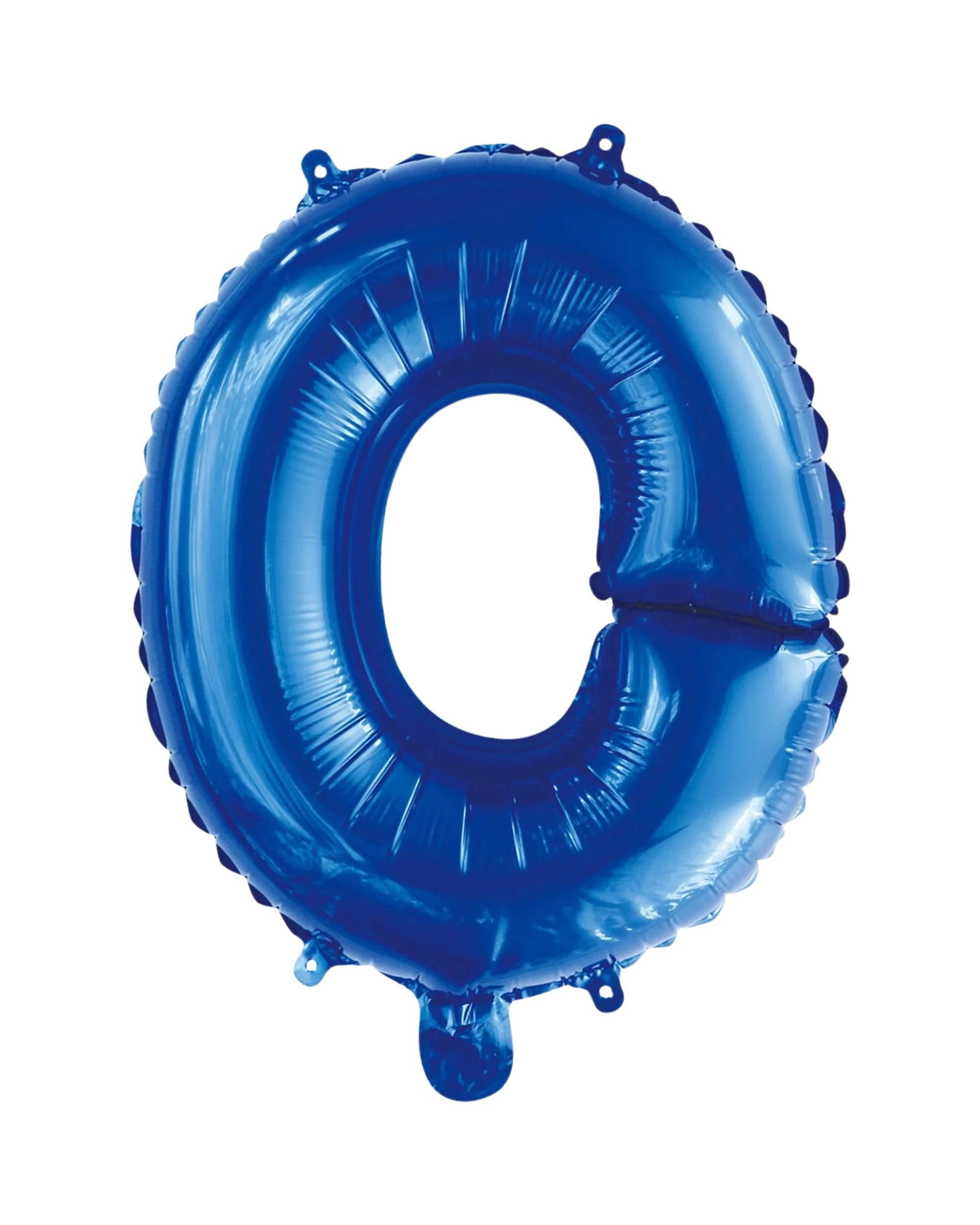 1 Meteor Letter O Foil Air Fill Balloon 35.5cm - Blue, 1 of 2