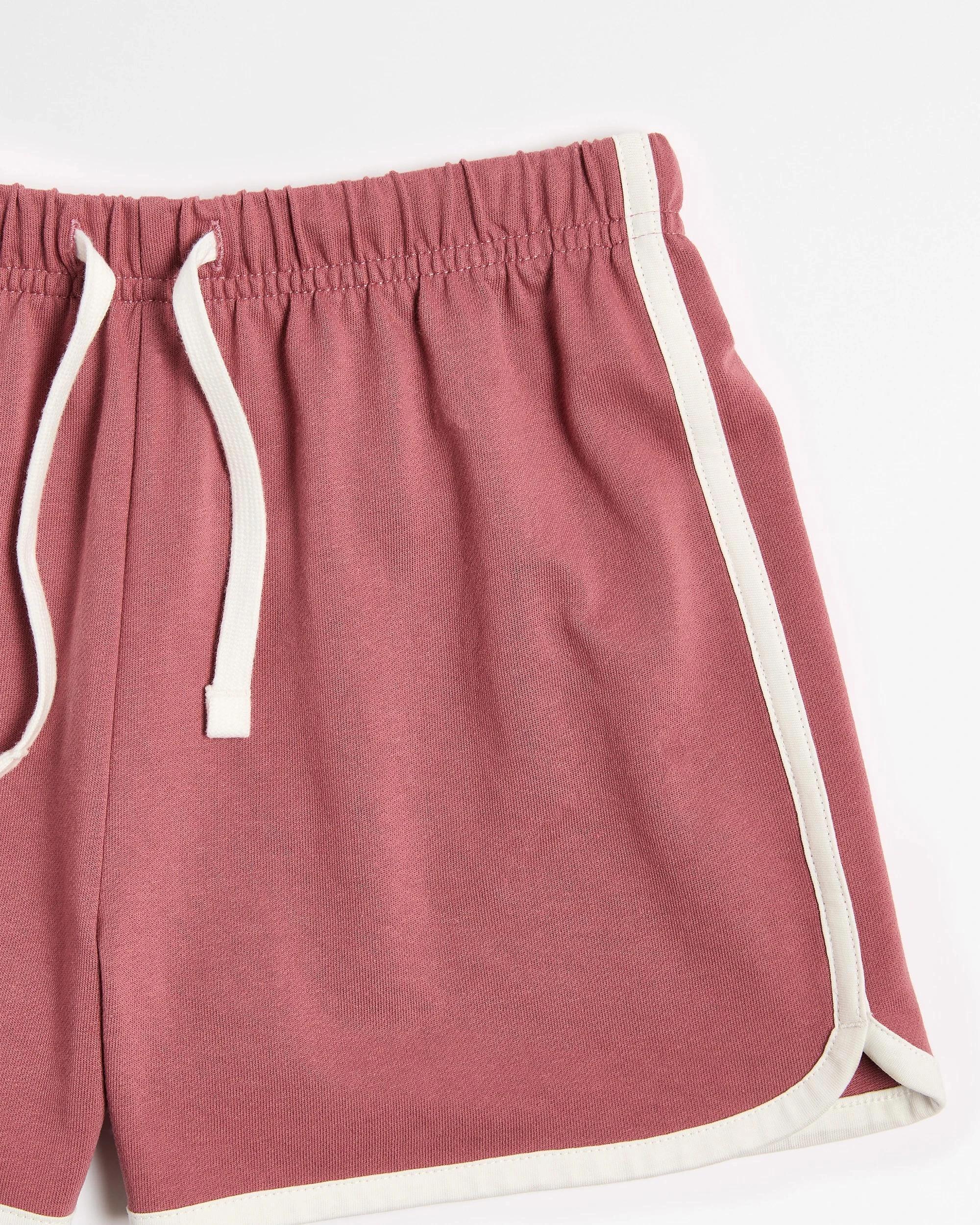 5 Target Australian Cotton Blend Dolphin Hem Shorts PLUM, 5 of 6