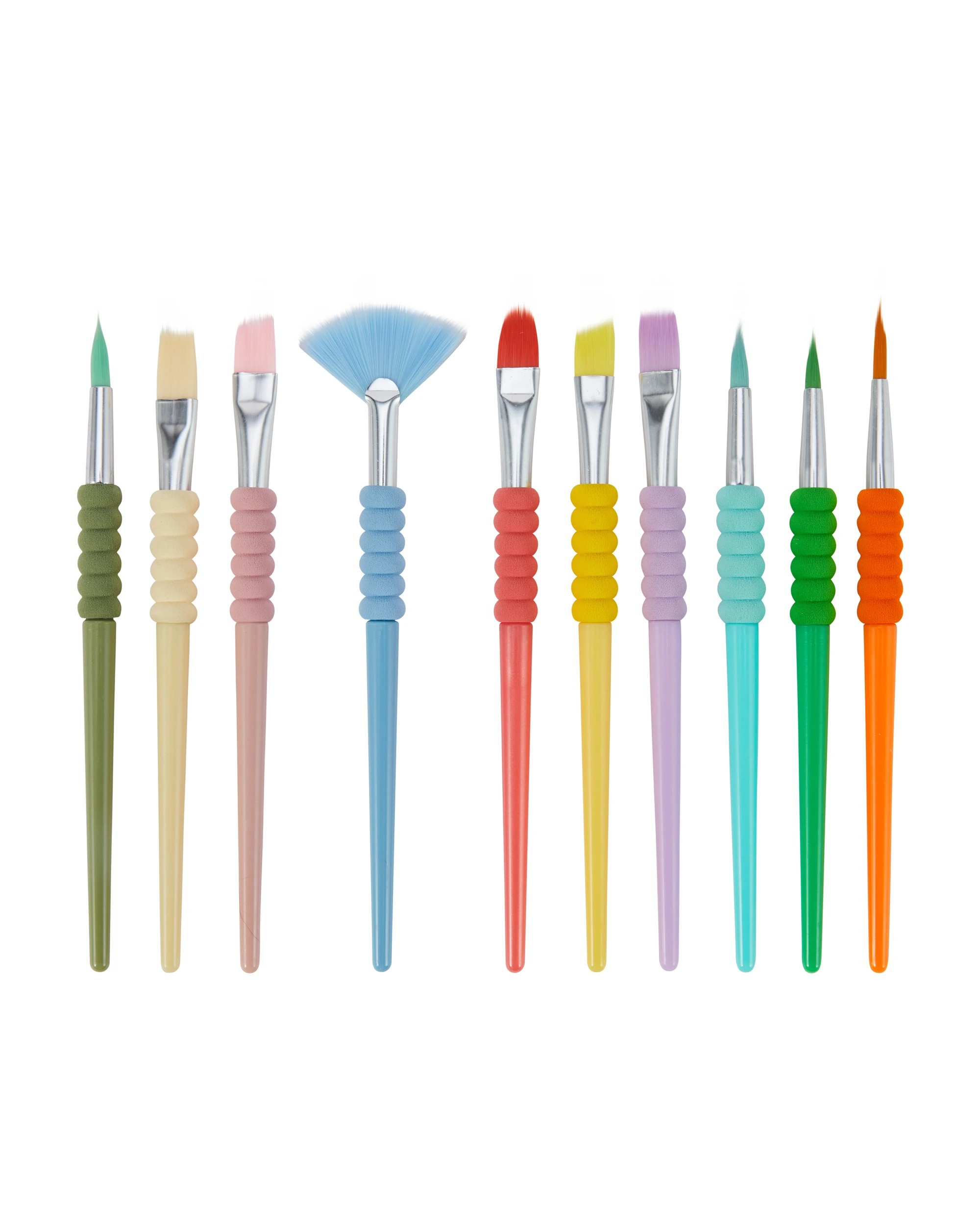 2 10 Pack Paintbrush Set, 2 of 4