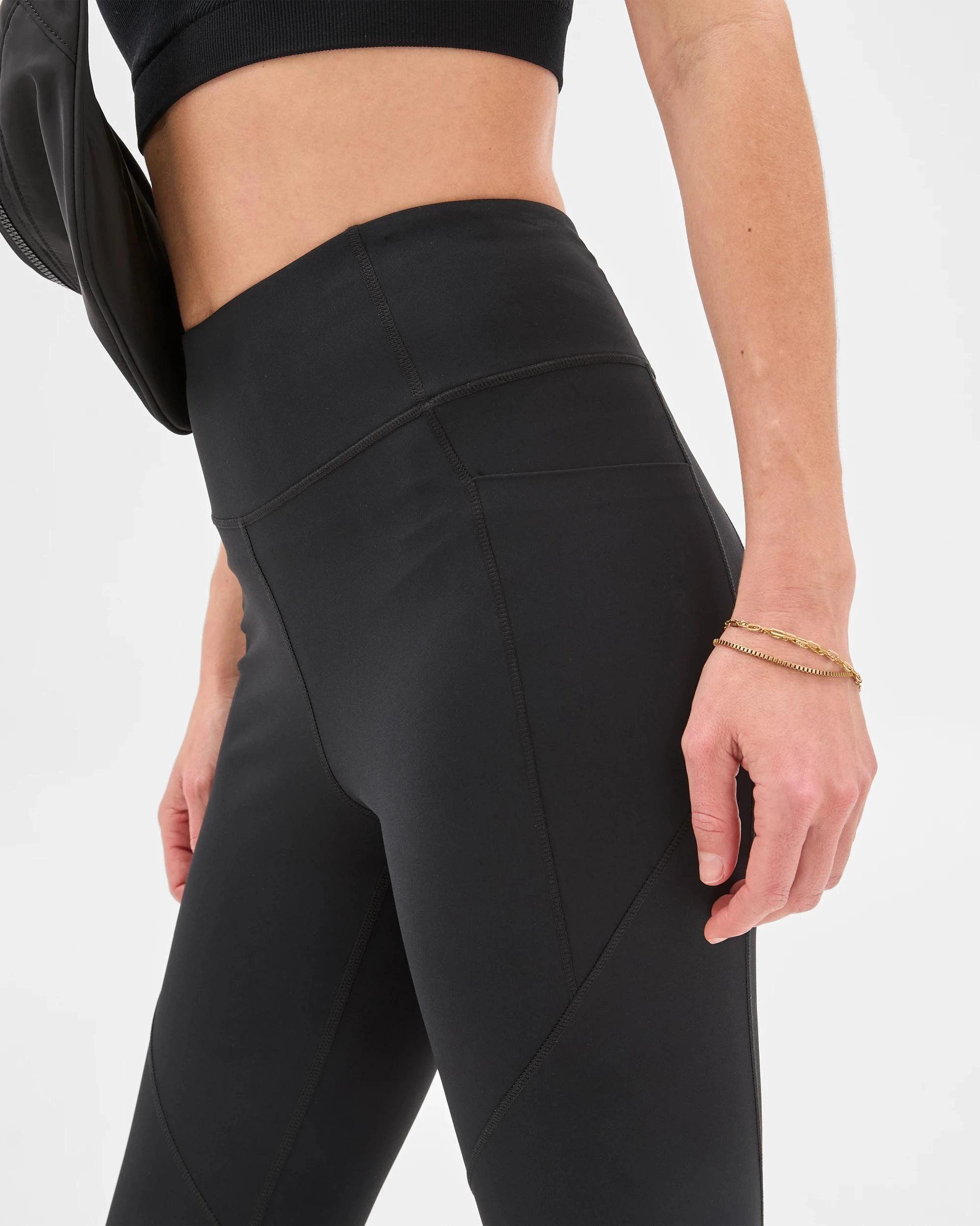 3 Target Active Infinity Sculpt High Rise 3/4 Length Tights BLACK, 3 of 7