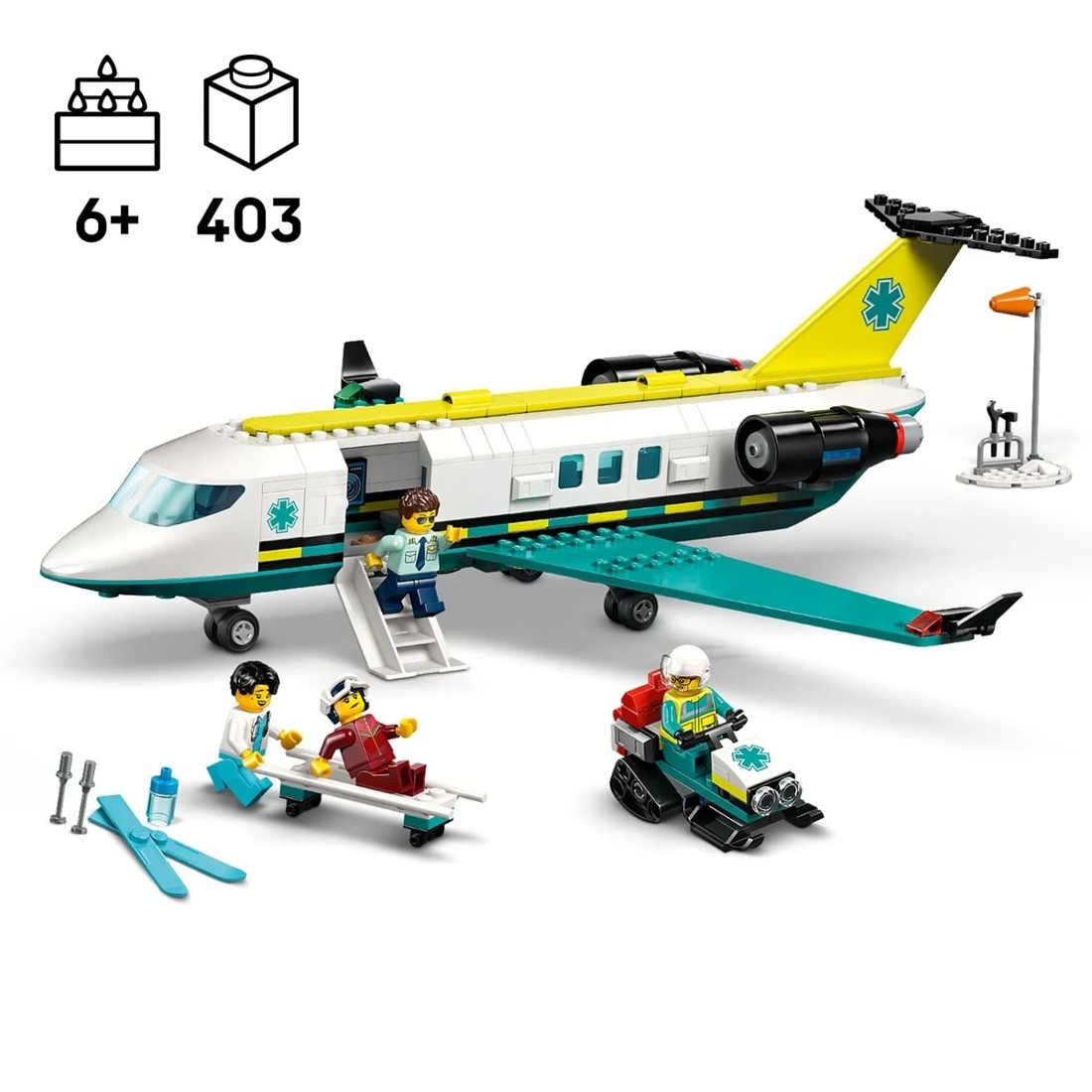 9 LEGO City Emergency Air Ambulance Plane 60465, 9 of 10