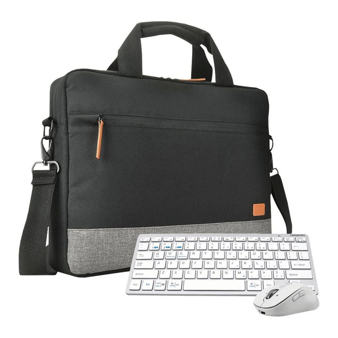 1 J.Burrows Laptop Bag with Wireless Keyboard and Mouse Combo, 1 of 5