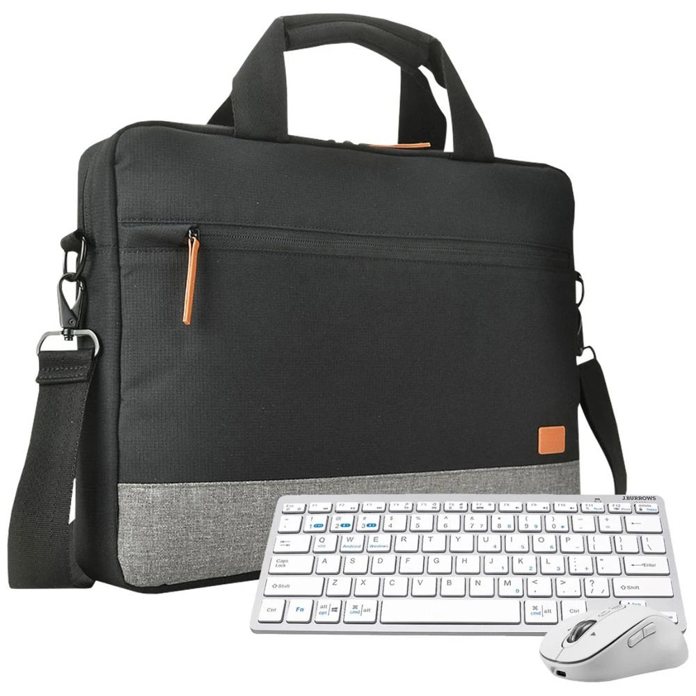 1 J.Burrows Laptop Bag with Wireless Keyboard and Mouse Combo, 1 of 5