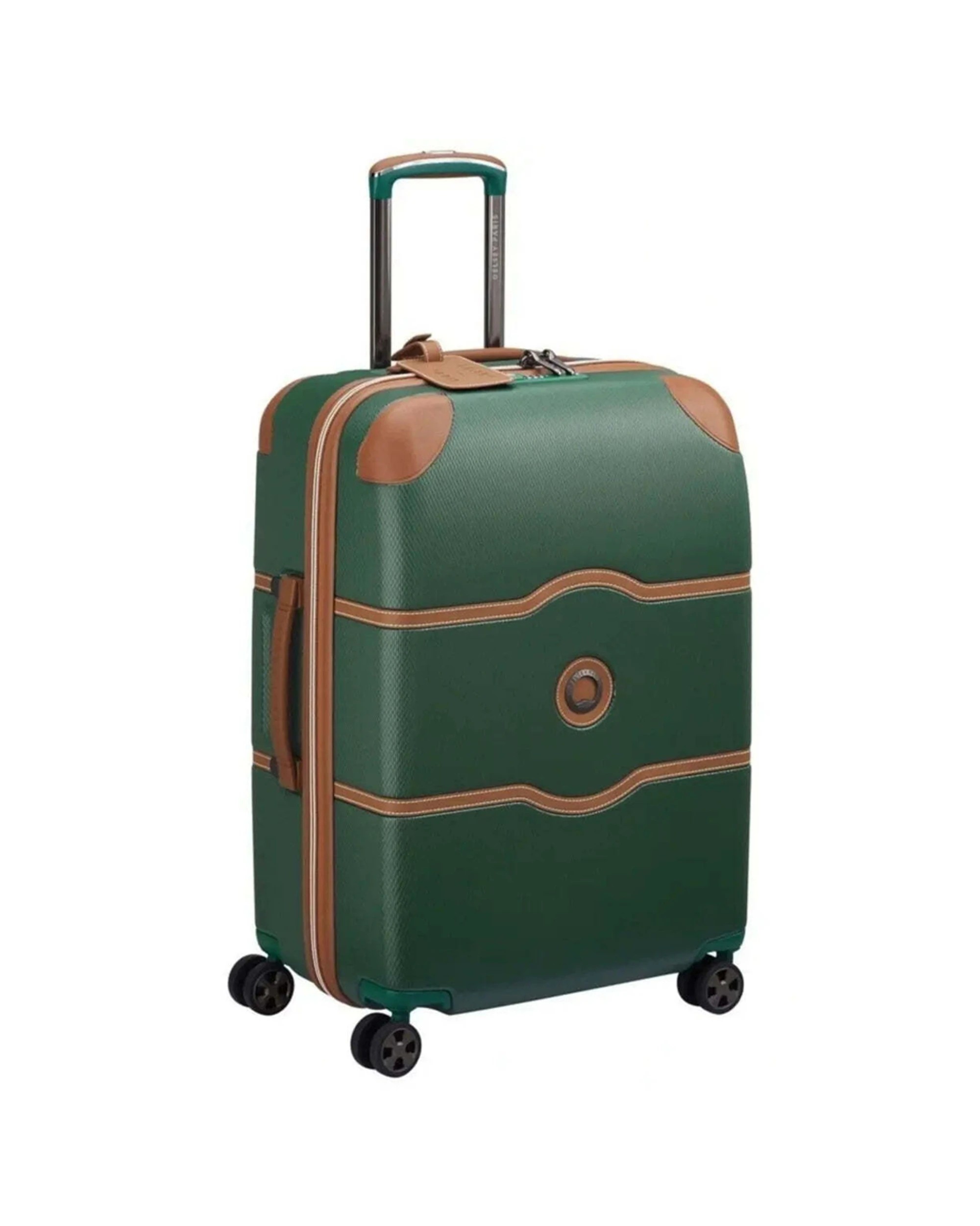 3 Delsey Luggage Chatelet Air 2.0 - 66 cm 4-Wheel Suitcase TSA Combination Lock - Green, 3 of 6