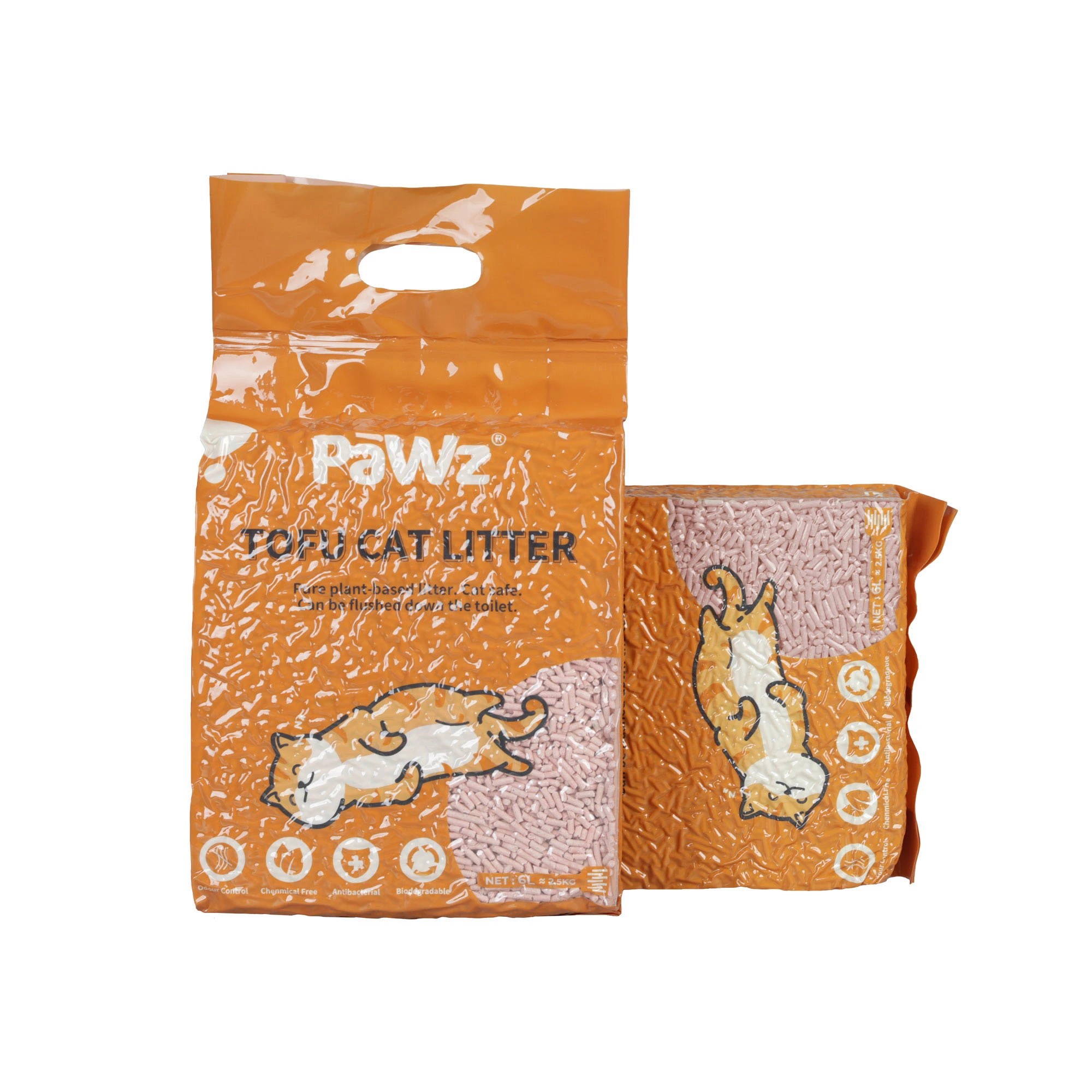 1 Pawz 2.5kg Tofu Cat Litter 1 Pack, 1 of 7