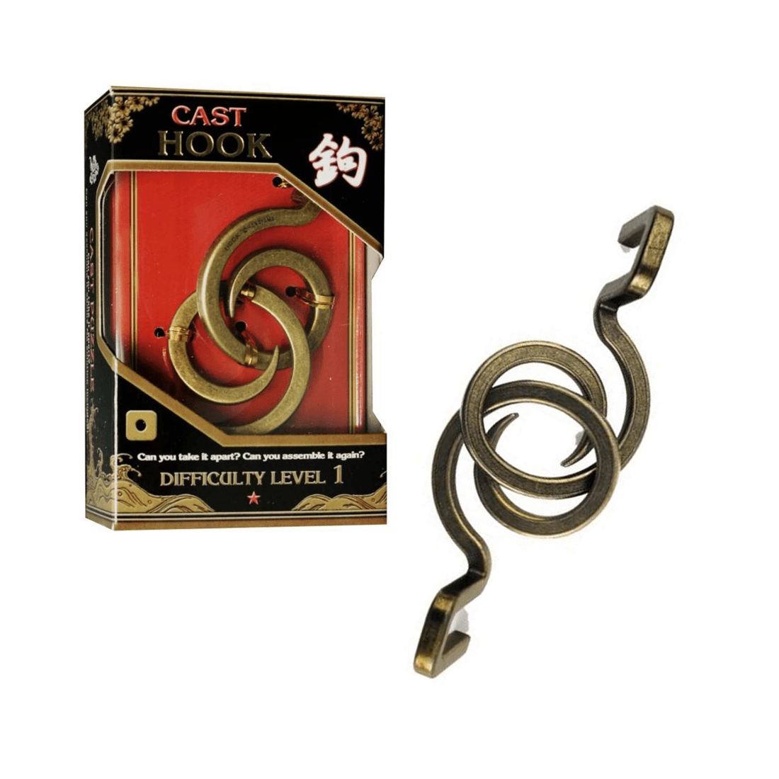 1 Hanayama Co. Hanayama Level 1 Hook Cast Puzzle, 1 of 1