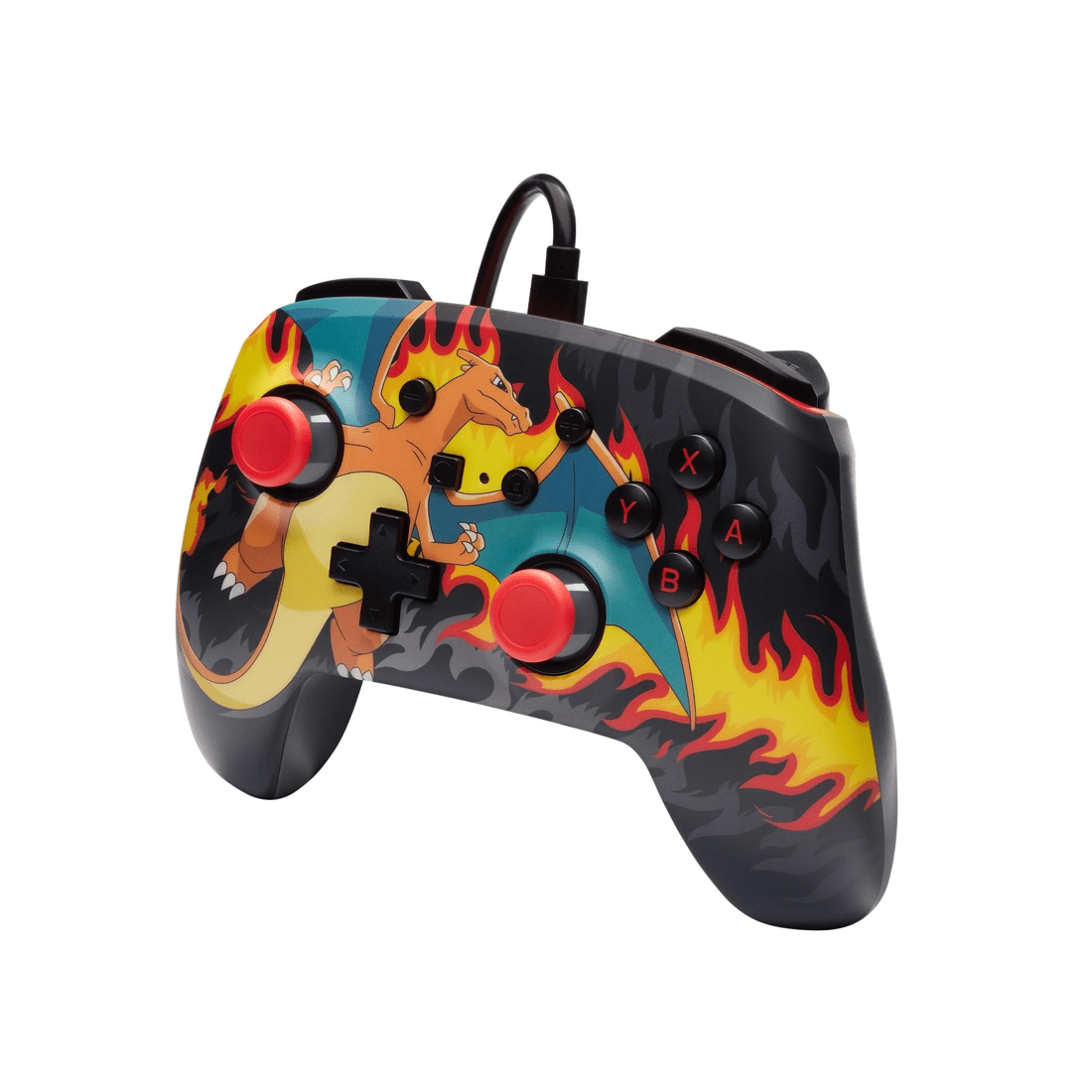 5 PowerA Enhanced Wired Controller for Nintendo Switch - Charizard Firestorm, 5 of 7