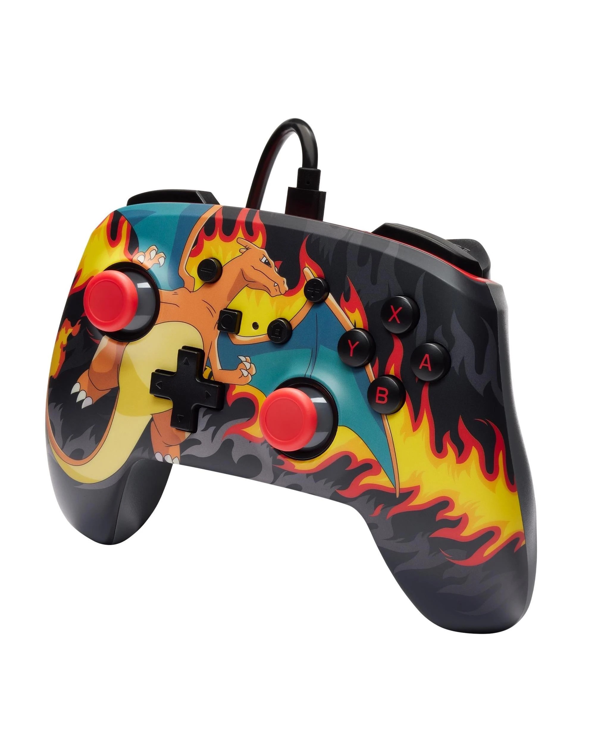 5 PowerA Enhanced Wired Controller for Nintendo Switch - Charizard Firestorm, 5 of 7