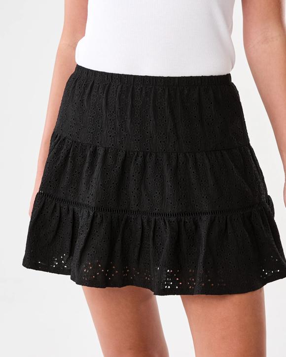 Trim Mini Skirt