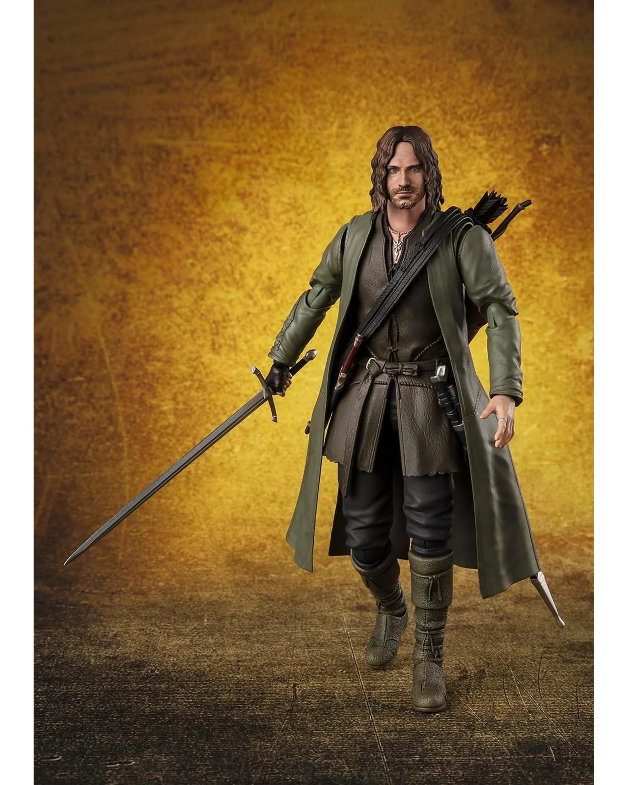 3 Tamashii Nations S.H. Figuarts The Lord of the Rings Aragorn Figure, 3 of 6