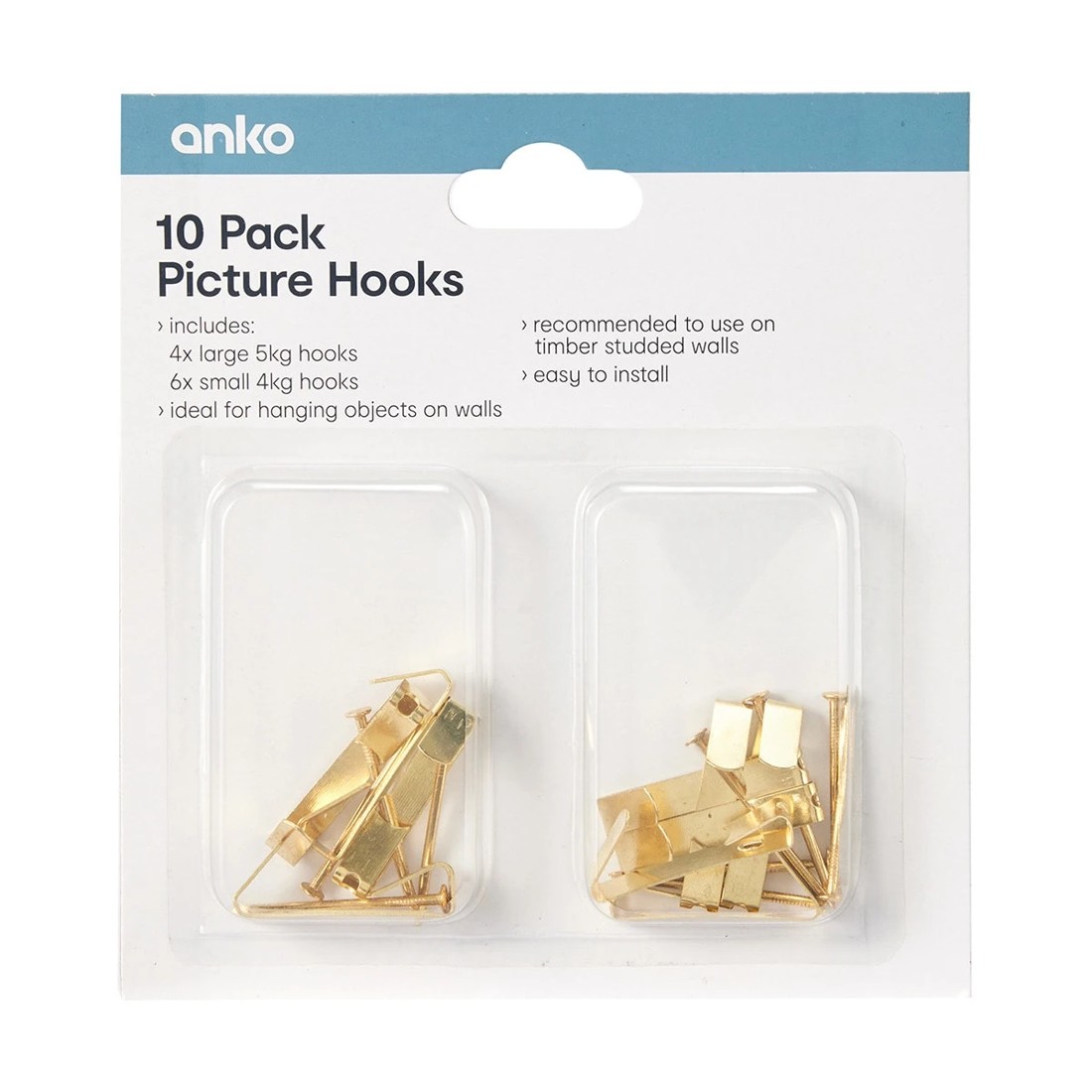 8 10 Pack Picture Hooks, 8 of 8