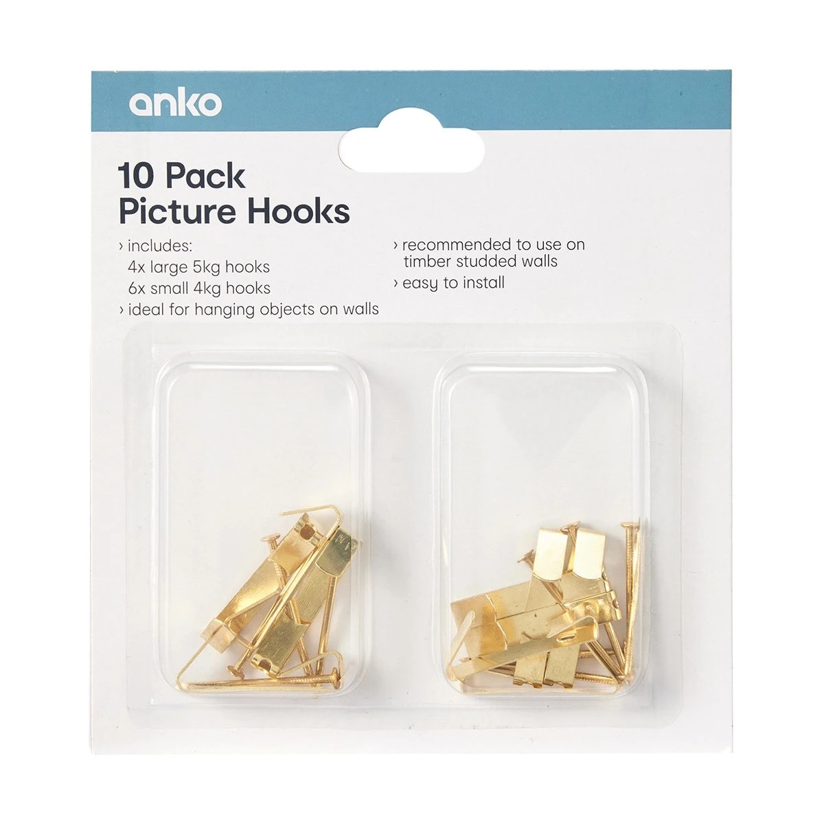 8 10 Pack Picture Hooks, 8 of 8