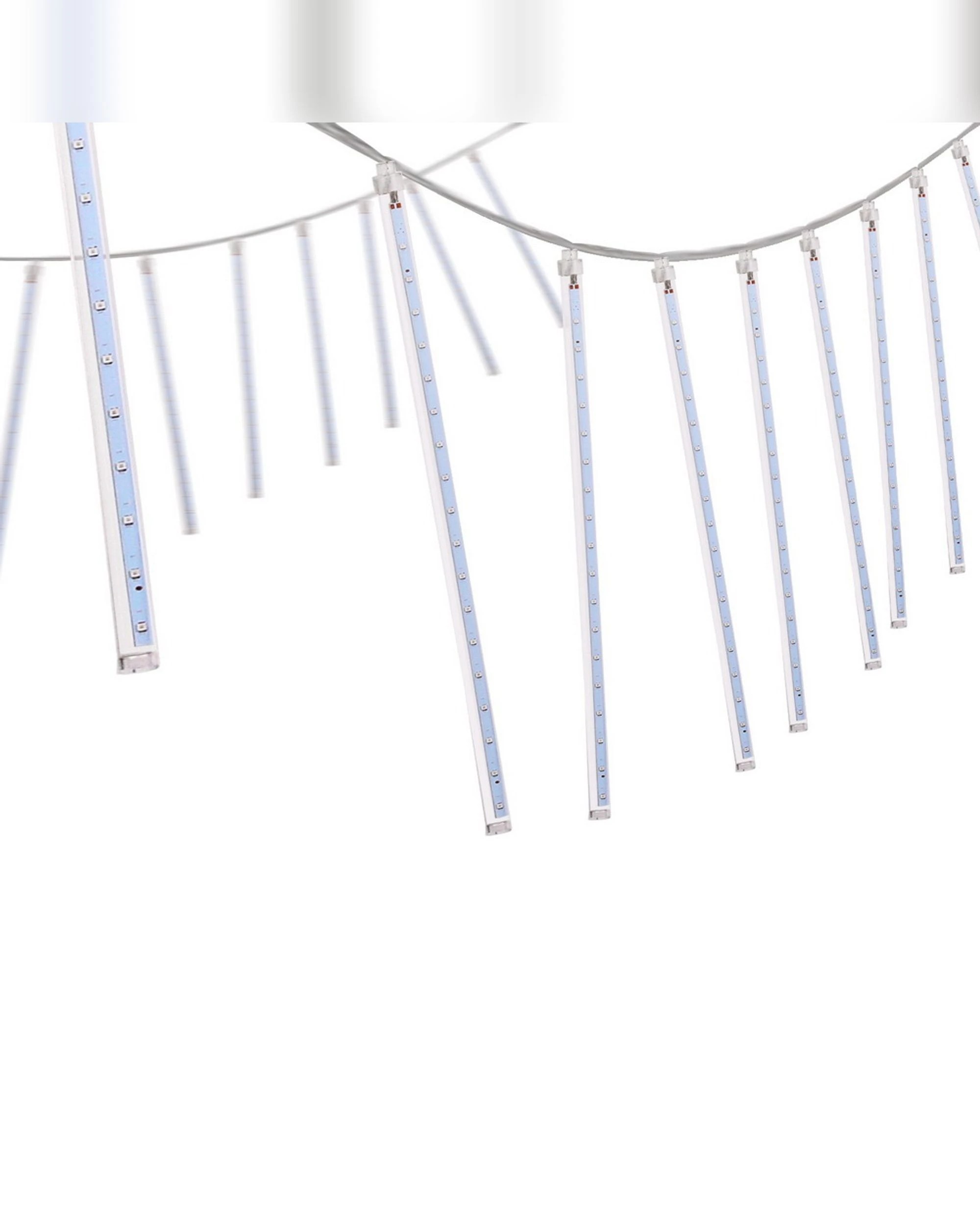 3 Jingle Jollys 7M Christmas Lights Shower Light 288 LED Icicle Falling Metor - Blue, 3 of 7