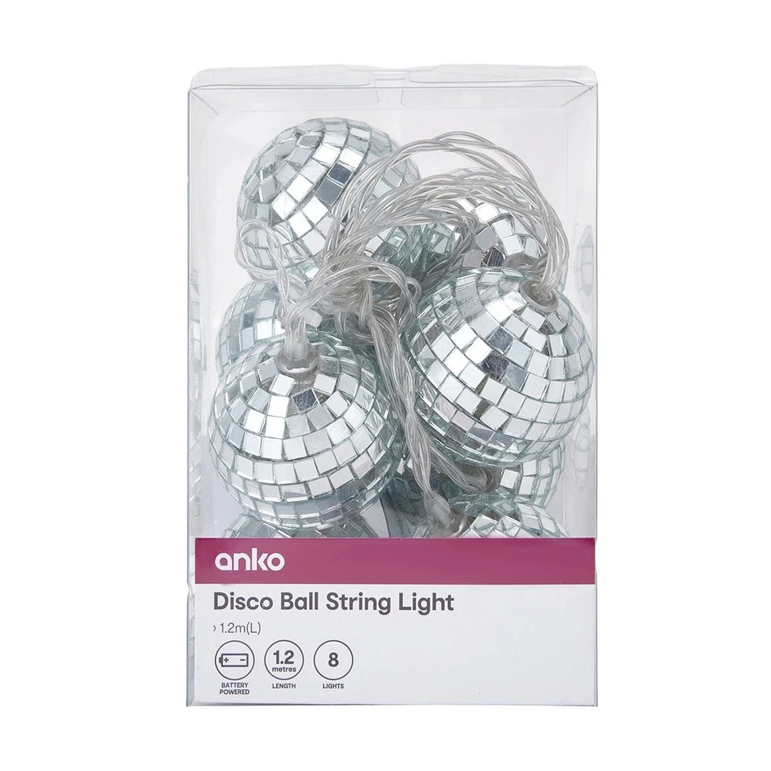 8 Disco Ball String Light, 8 of 9