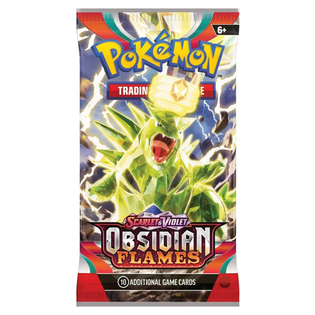 4 Pokemon Tcg Scarlet & Violet Obsidian Flames Single Booster Pack, 4 of 4