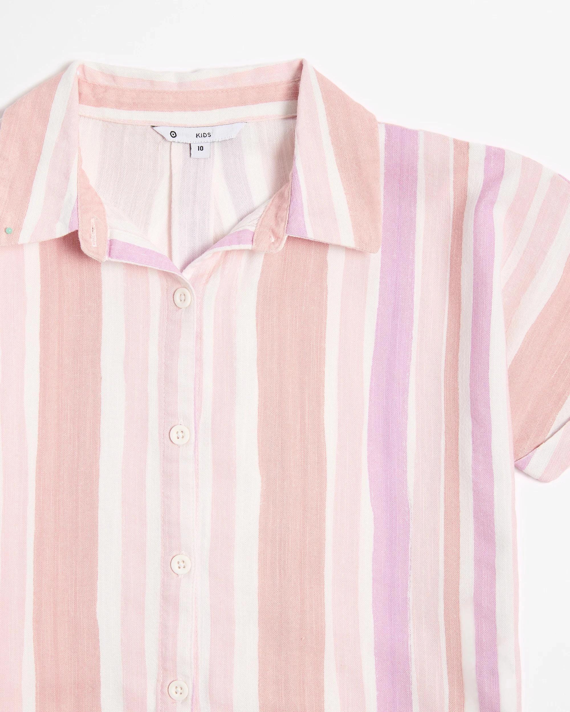 5 Target Print Short Sleeve Shirt STRIPE, 5 of 5