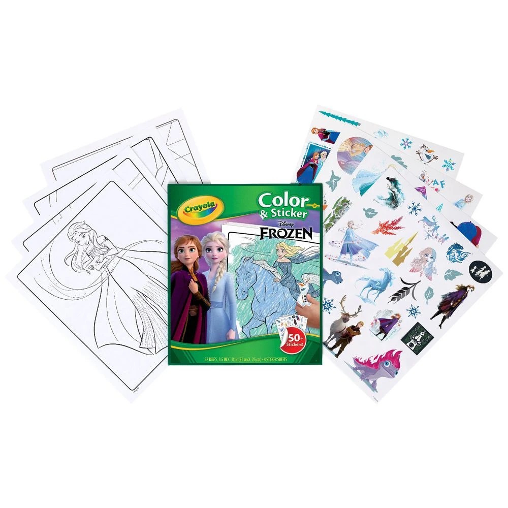 2 Crayola Colour & Sticker Book Frozen, 2 of 3