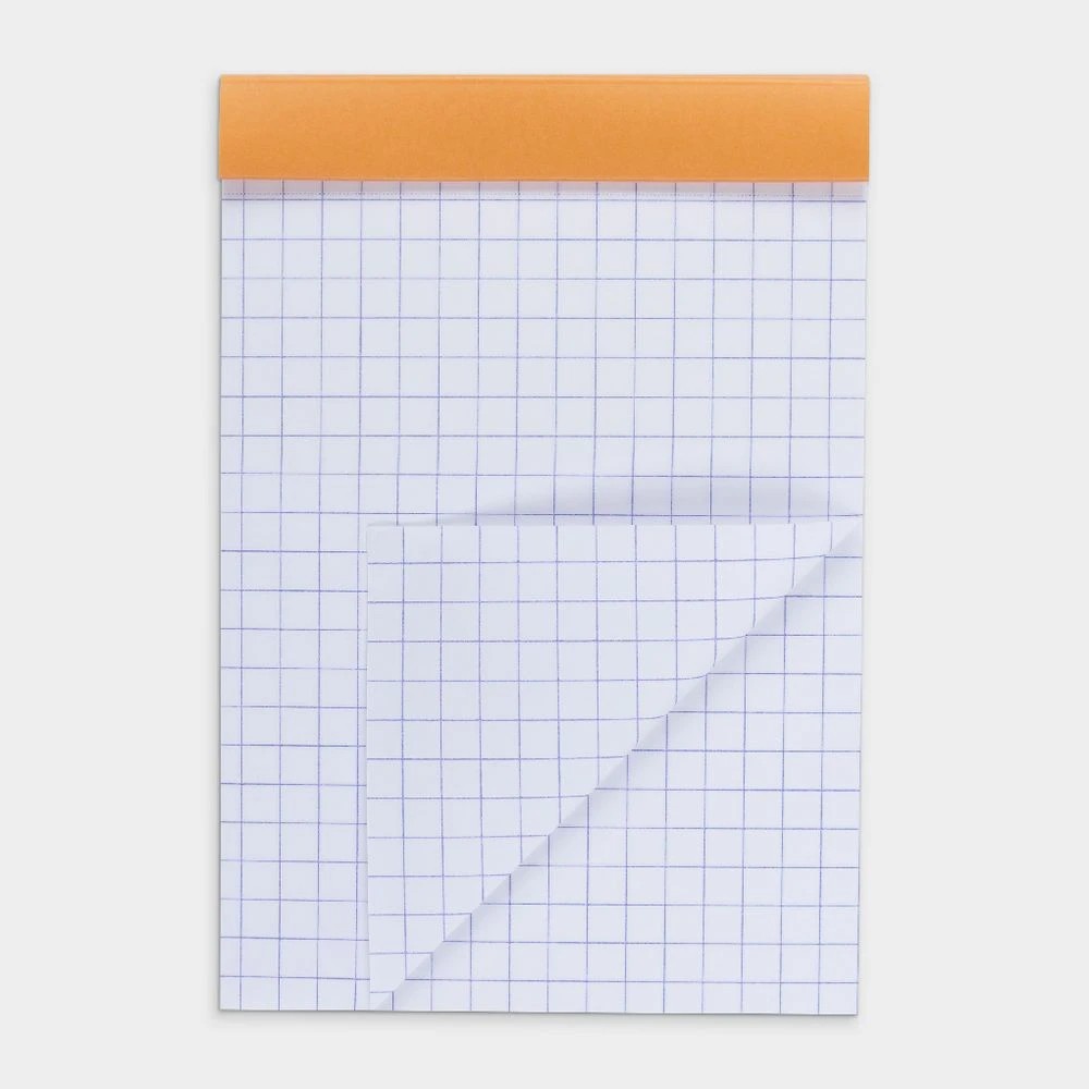 3 Rhodia No. 12 85 x 120mm Graph Pad Orange 80 Sheets, 3 of 4