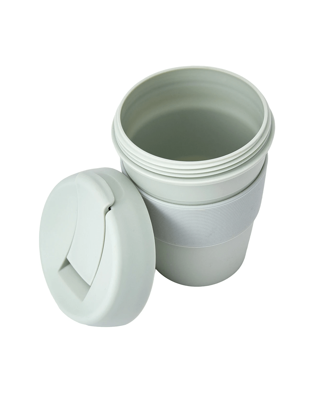 3 430ml Sage Green Reusable Travel Cup, 3 of 8